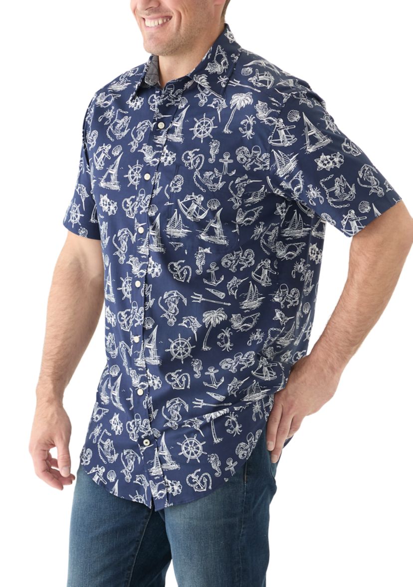 Big & Tall Printed Shirt