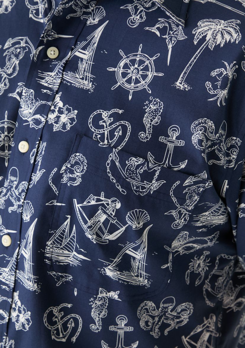 Big & Tall Printed Shirt