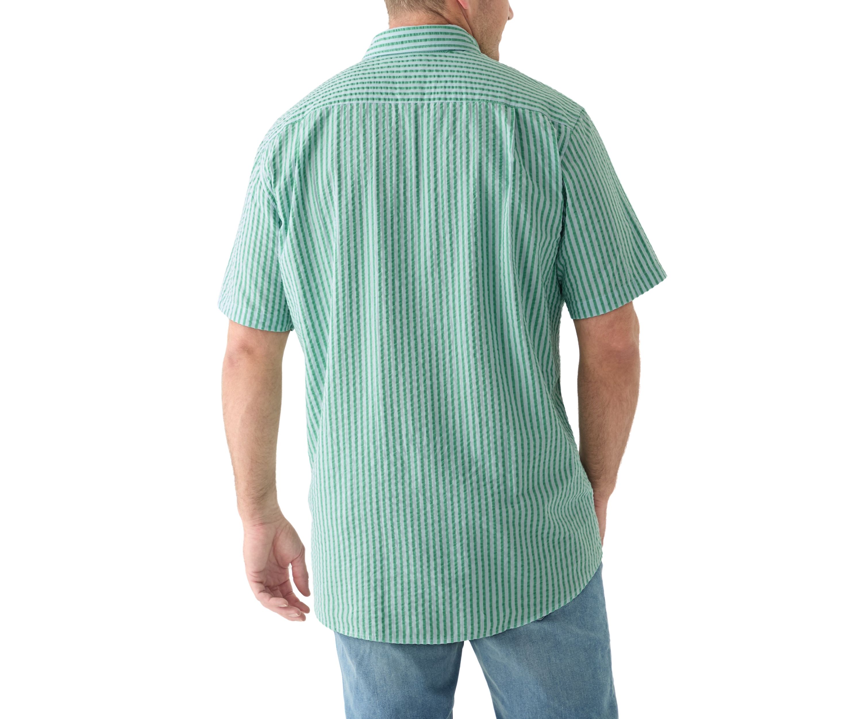 Big & Tall Printed Button Down Shirt