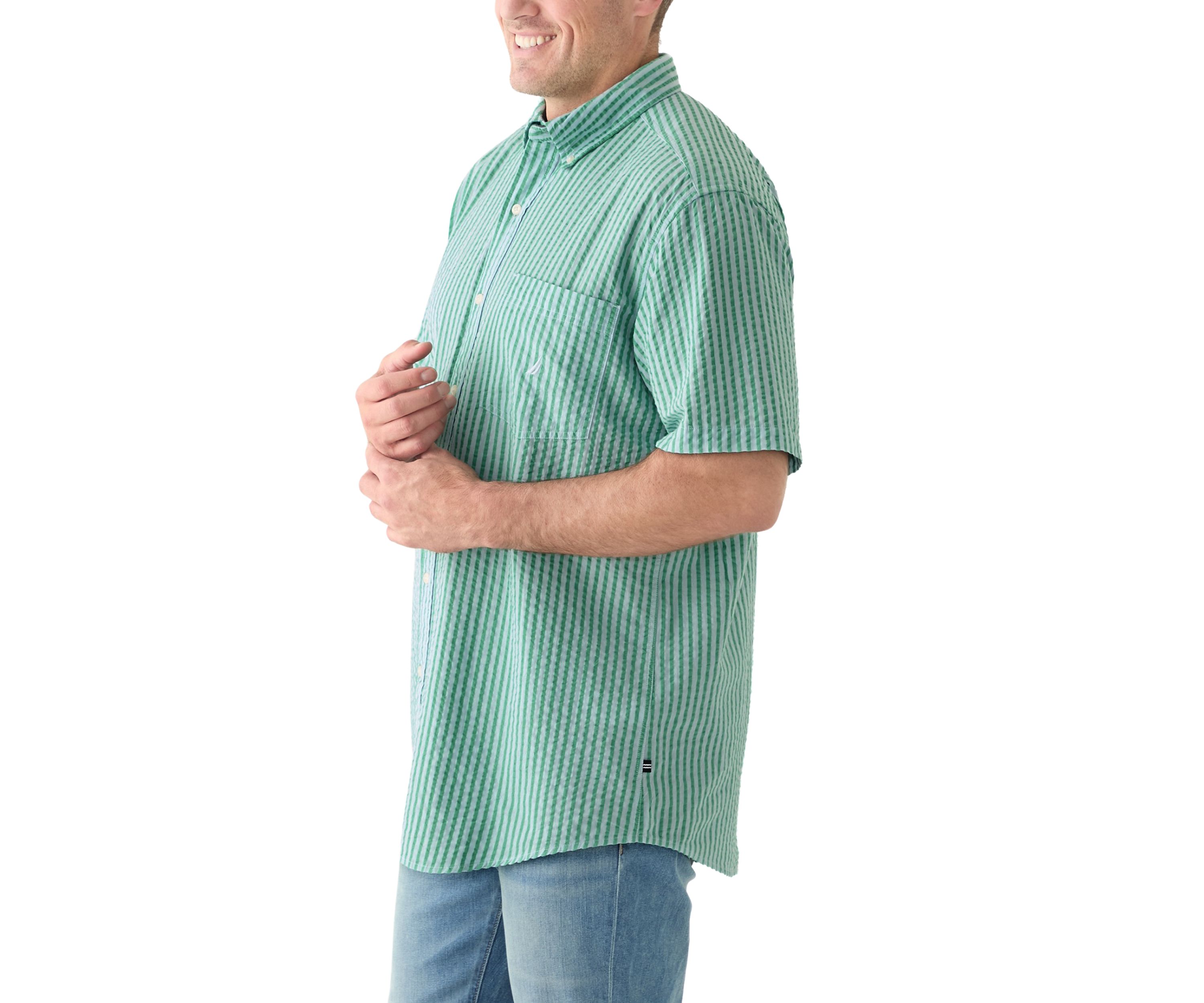 Big & Tall Printed Button Down Shirt