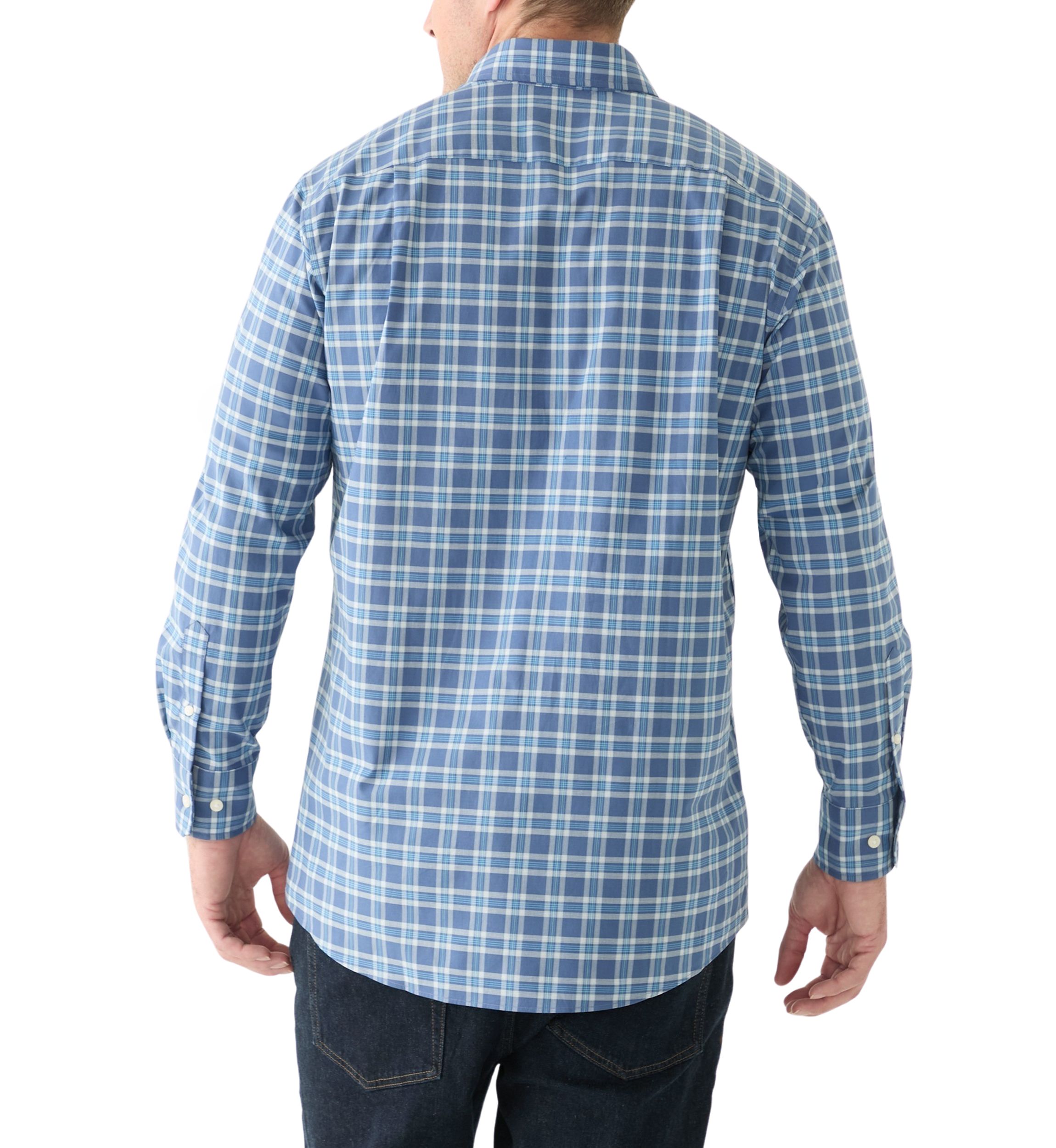 Big & Tall Long Sleeve Plaid Woven Shirt