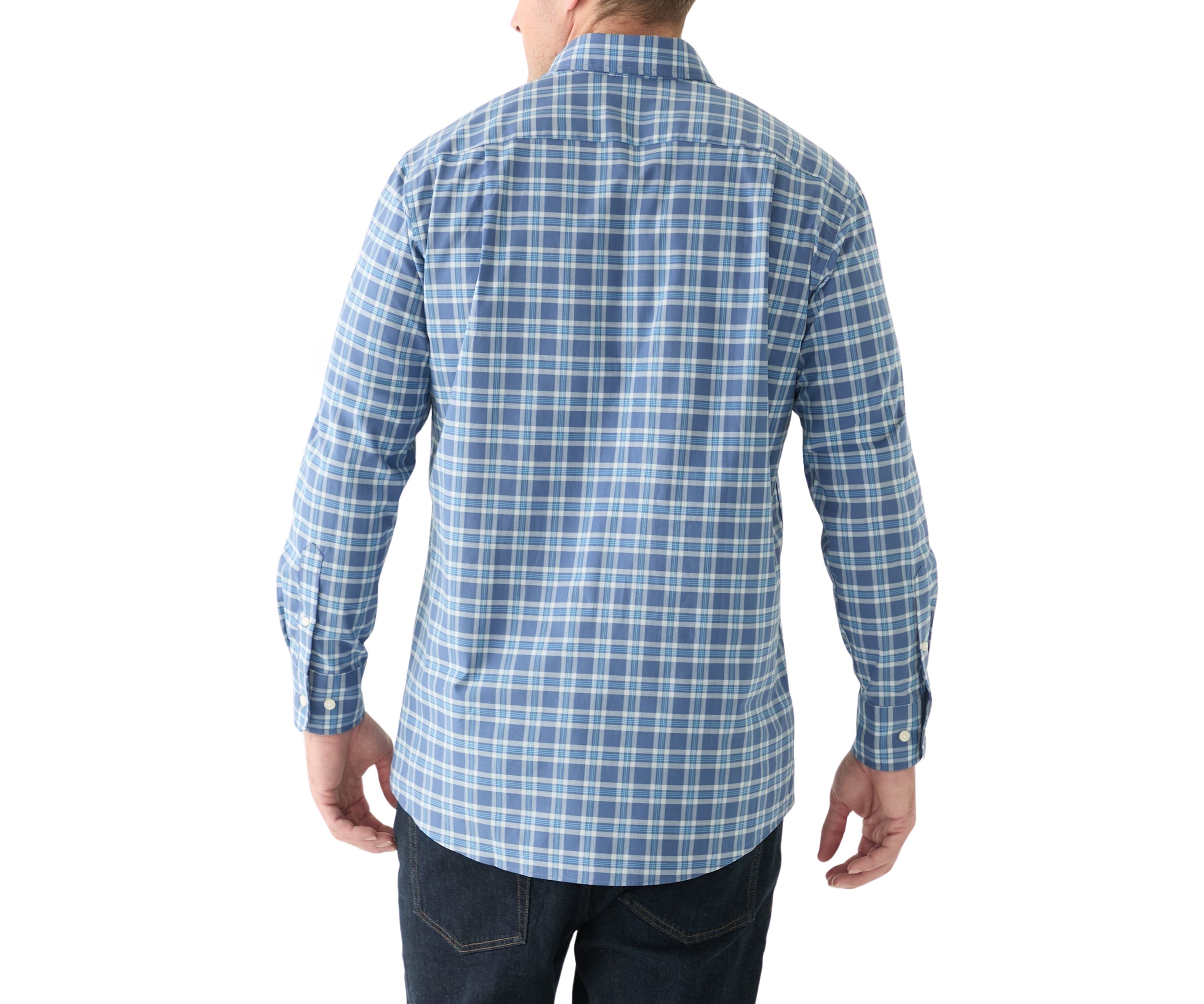 Big & Tall Long Sleeve Plaid Woven Shirt
