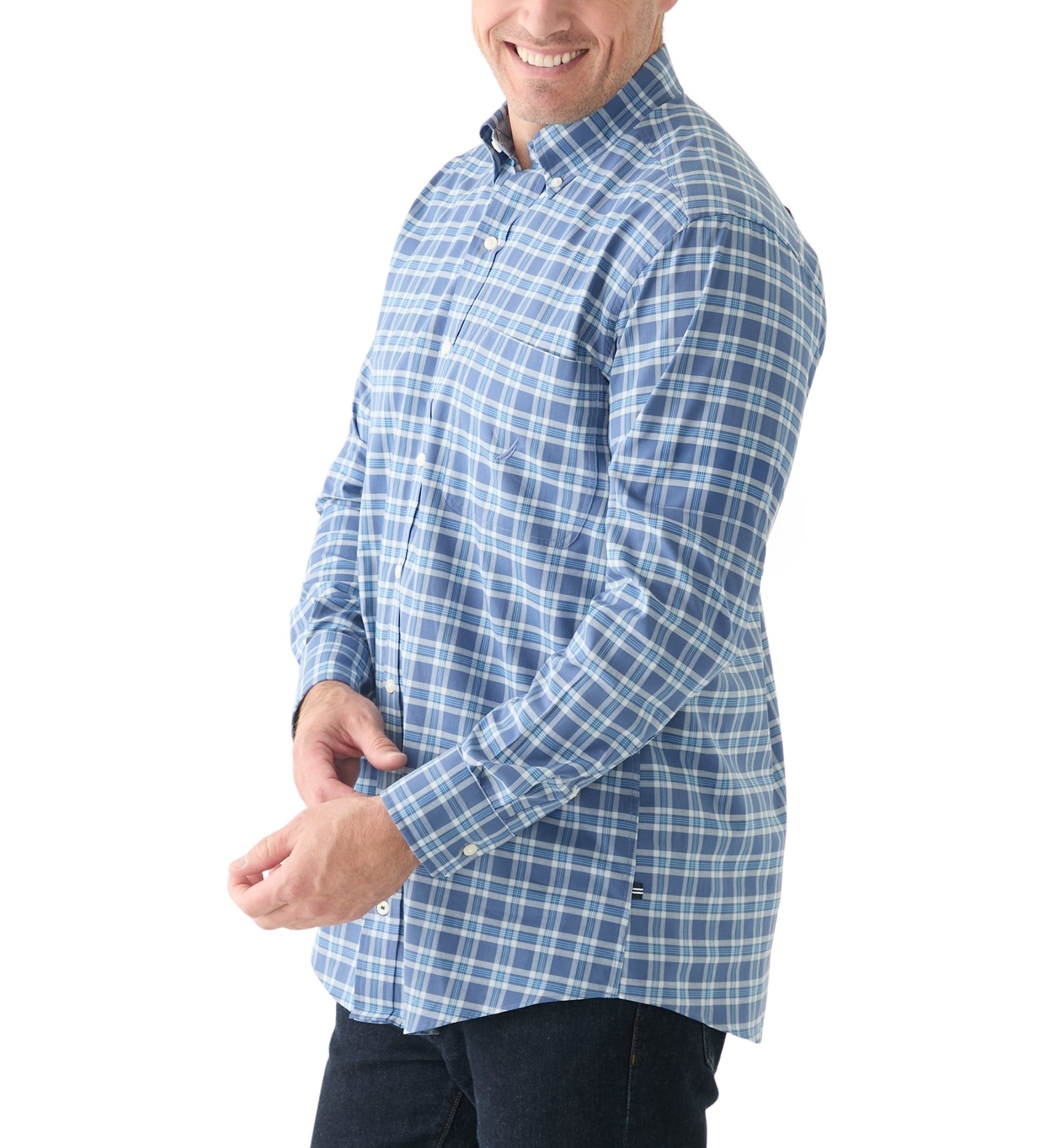 Big & Tall Long Sleeve Plaid Woven Shirt