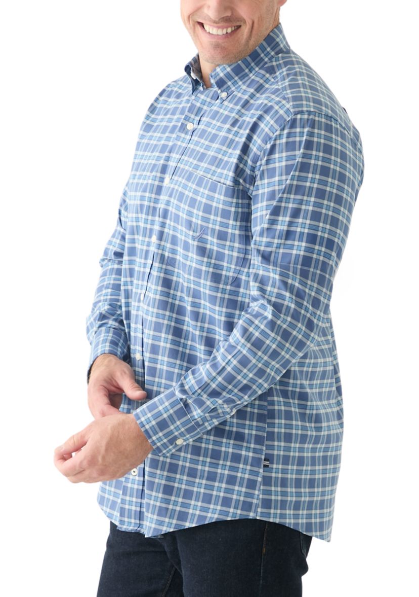 Big & Tall Long Sleeve Plaid Woven Shirt