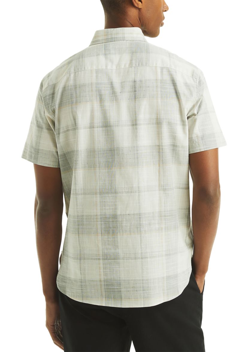 Big & Tall Plaid Short Sleeve Shirt