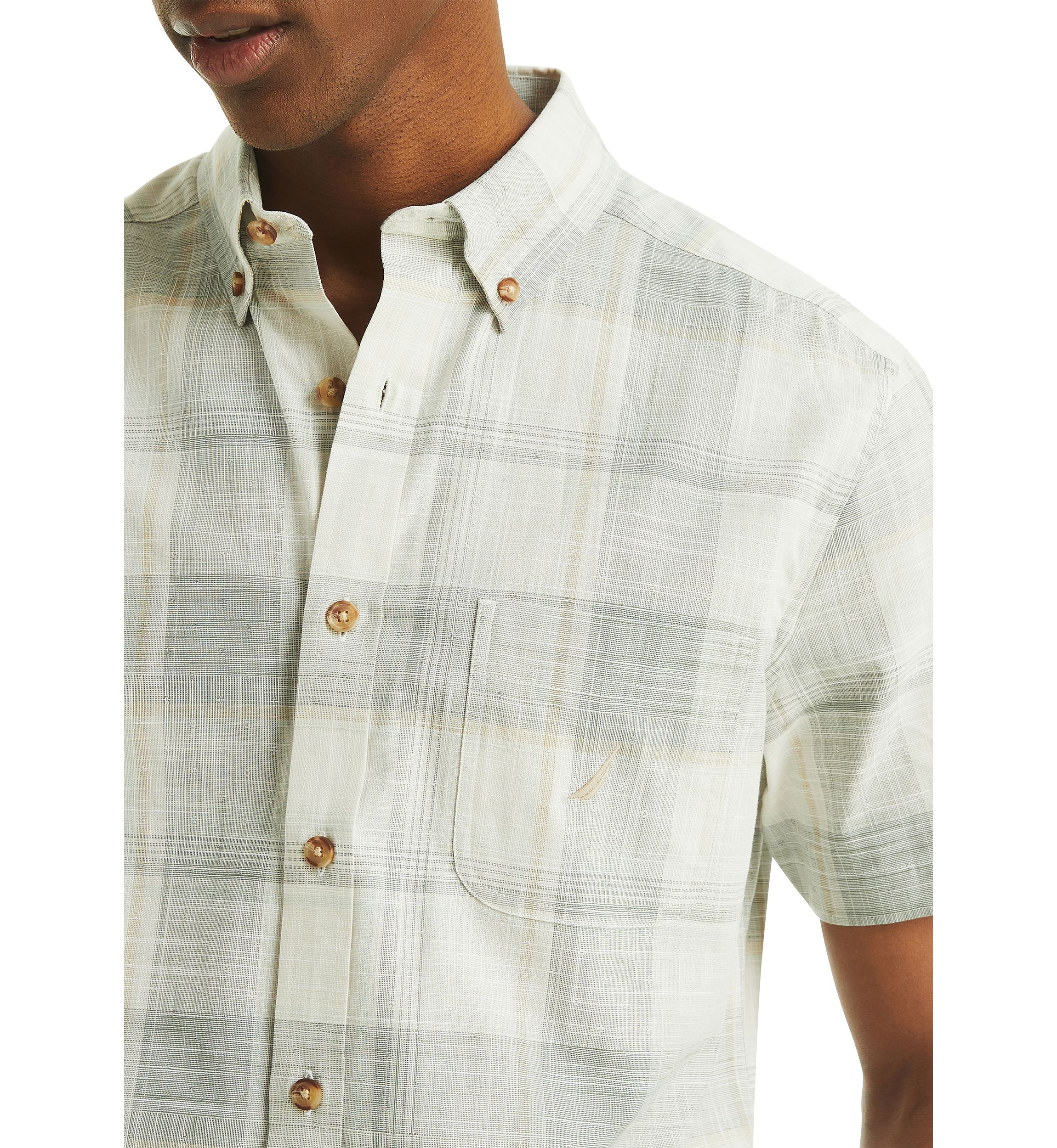 Big & Tall Plaid Short Sleeve Shirt