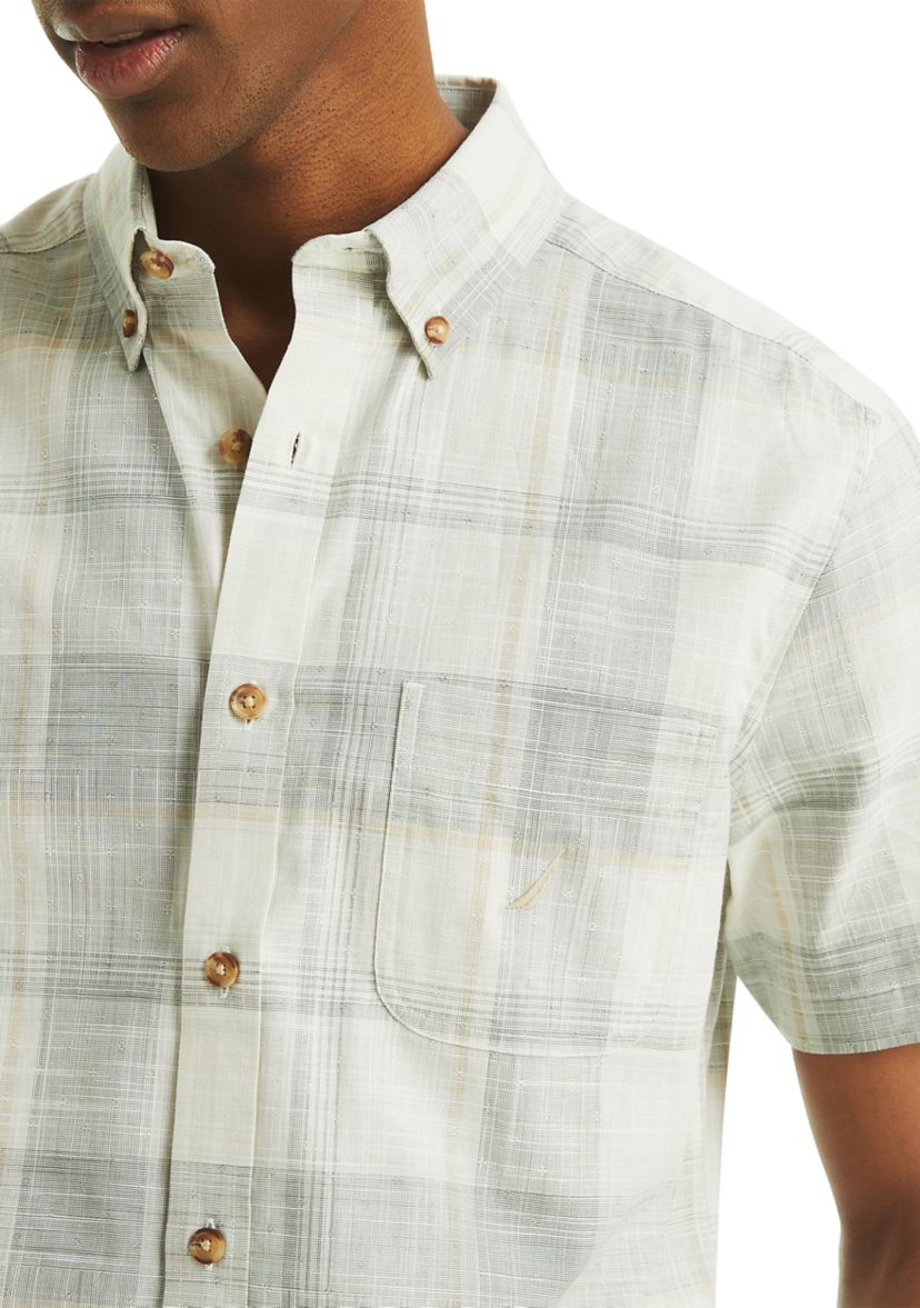 Big & Tall Plaid Short Sleeve Shirt