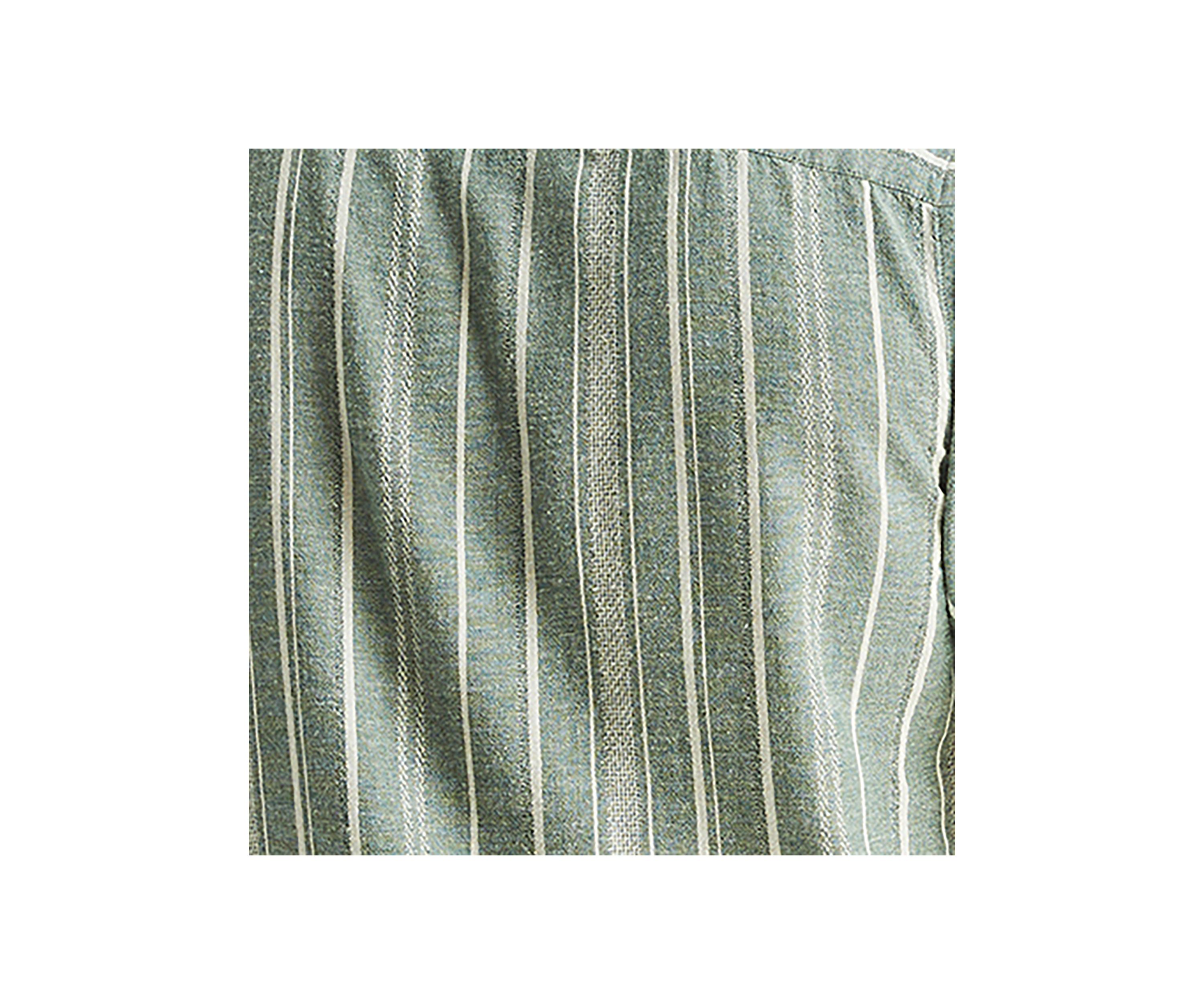 Big & Tall Striped Short Sleeve Camp Shirt