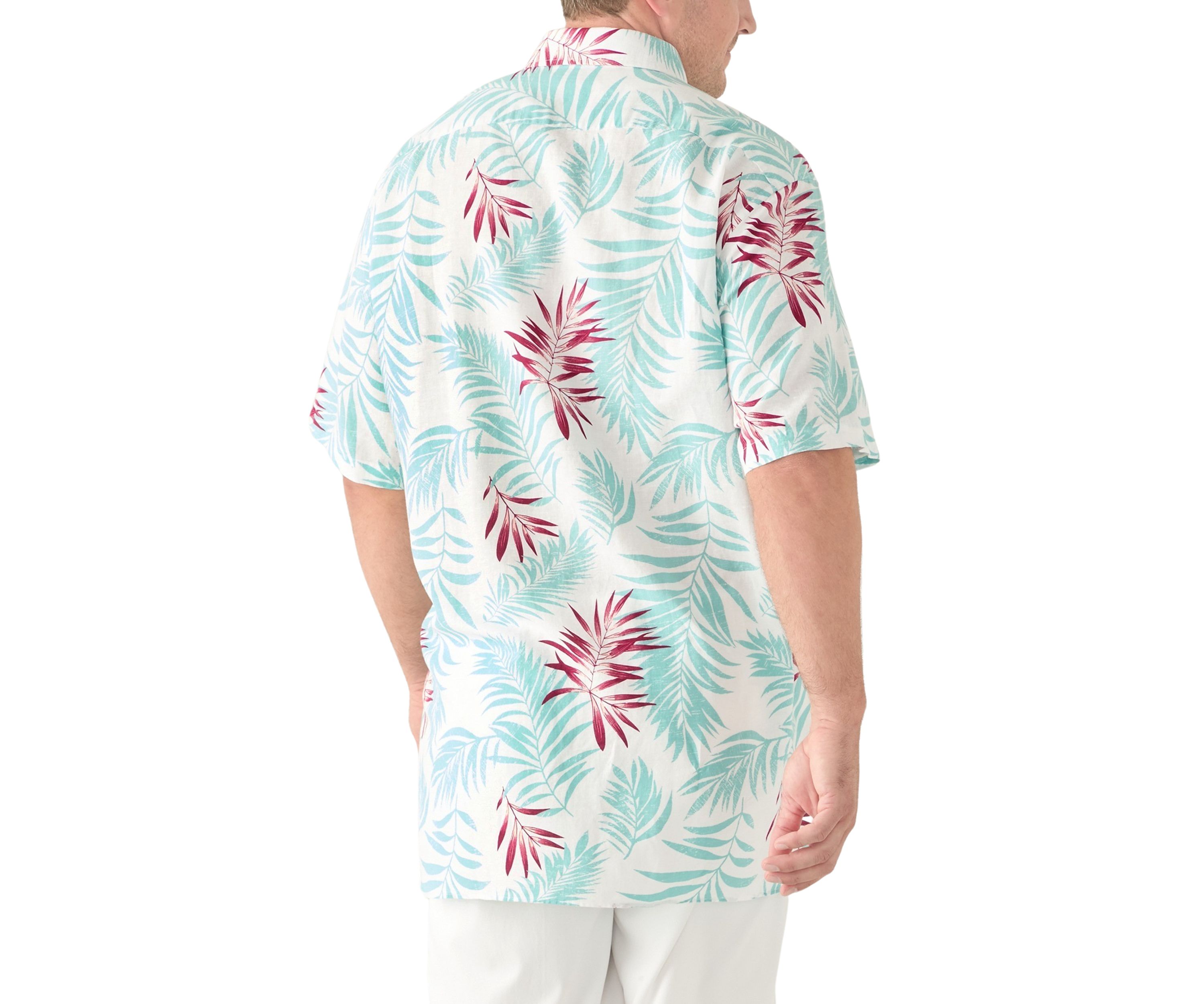 Big & Tall Printed Short-Sleeve Shirt