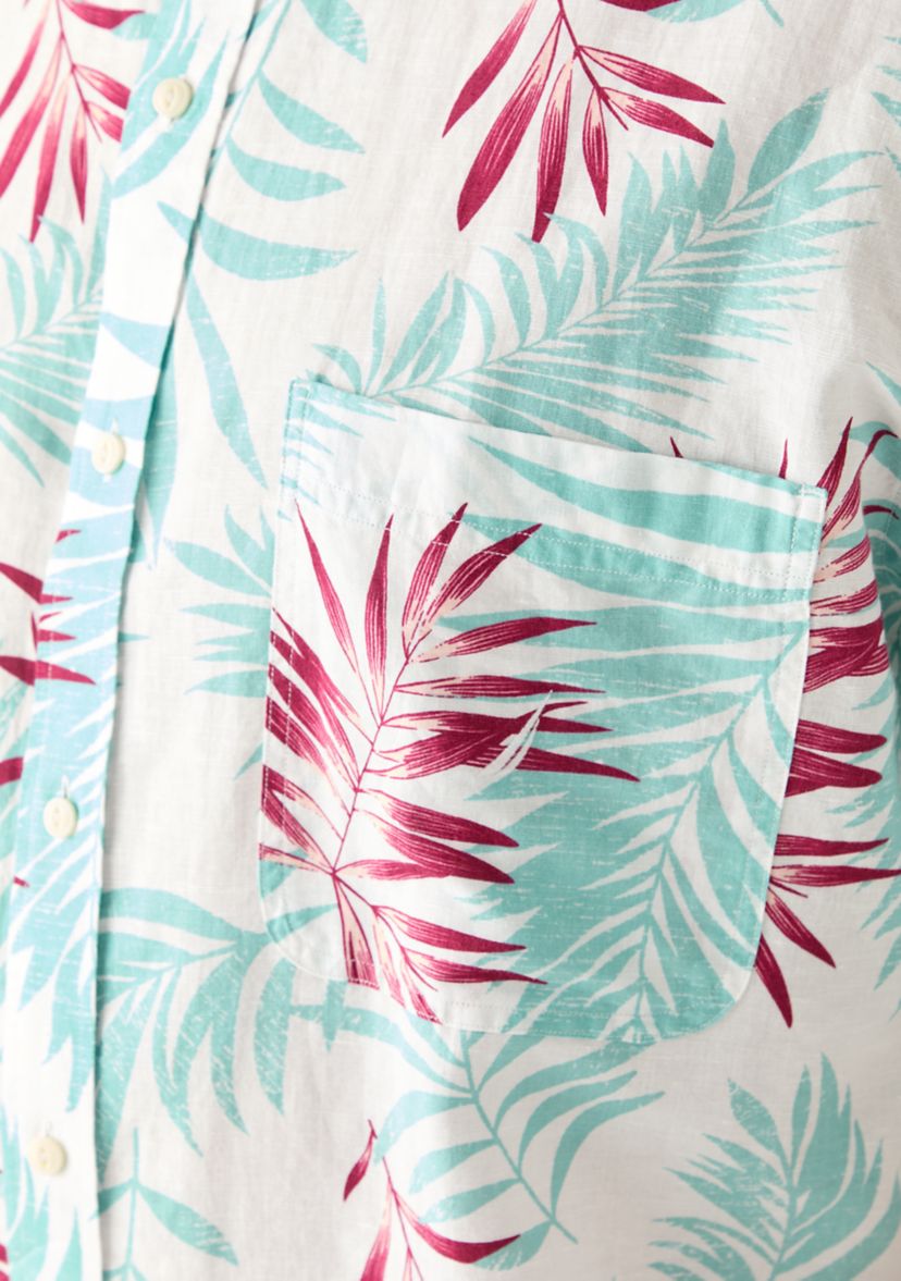 Big & Tall Printed Short-Sleeve Shirt