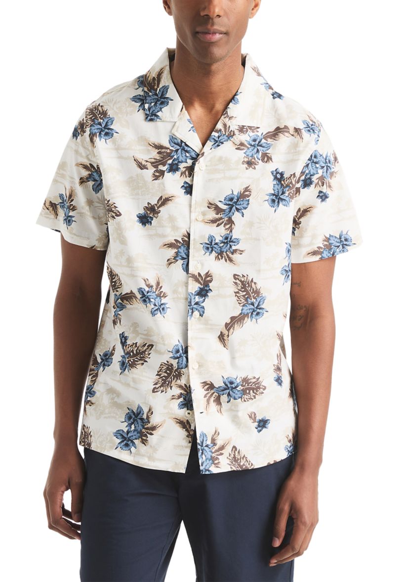 Big & Tall Printed Short-Sleeve Shirt
