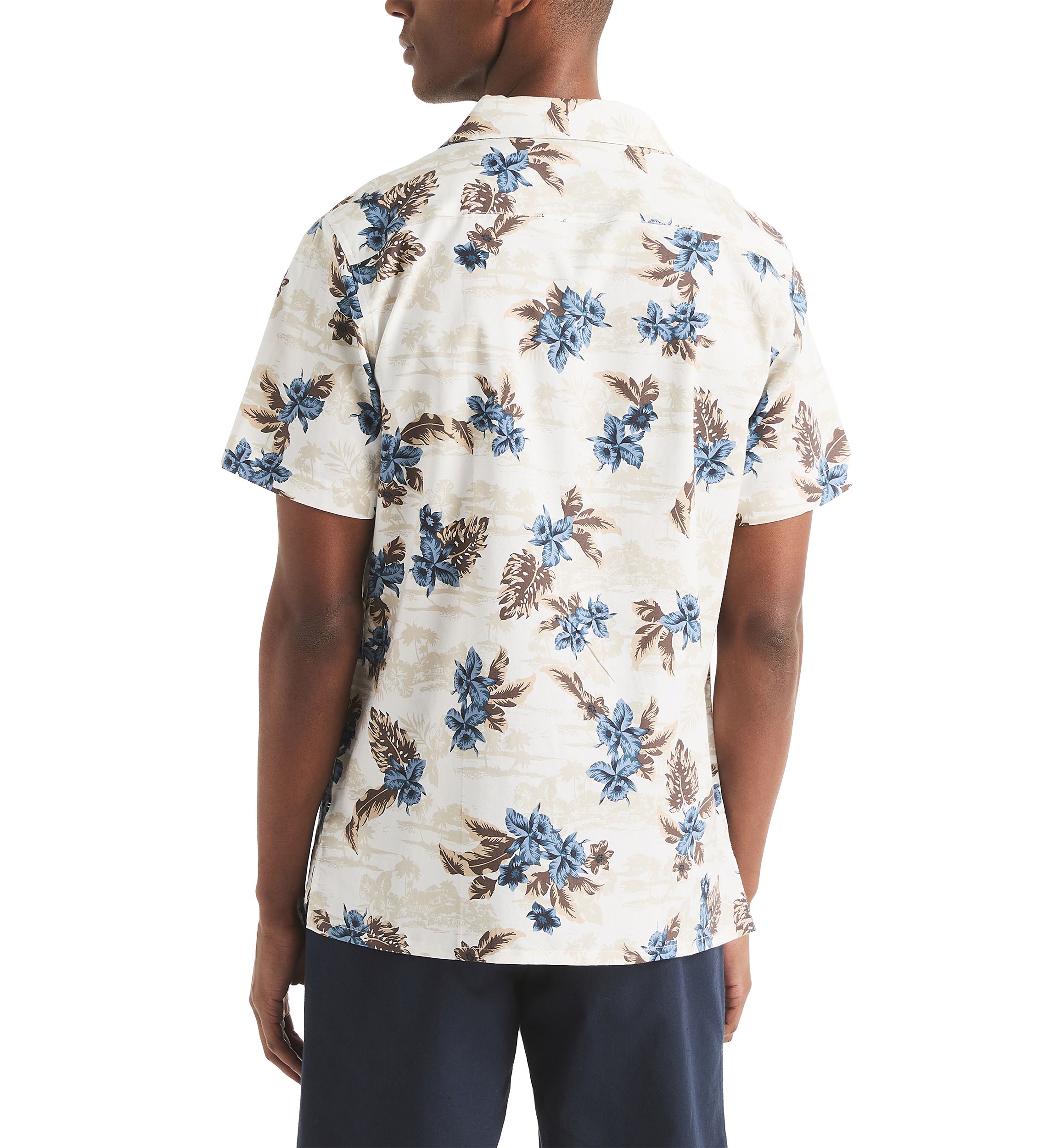 Big & Tall Printed Short-Sleeve Shirt