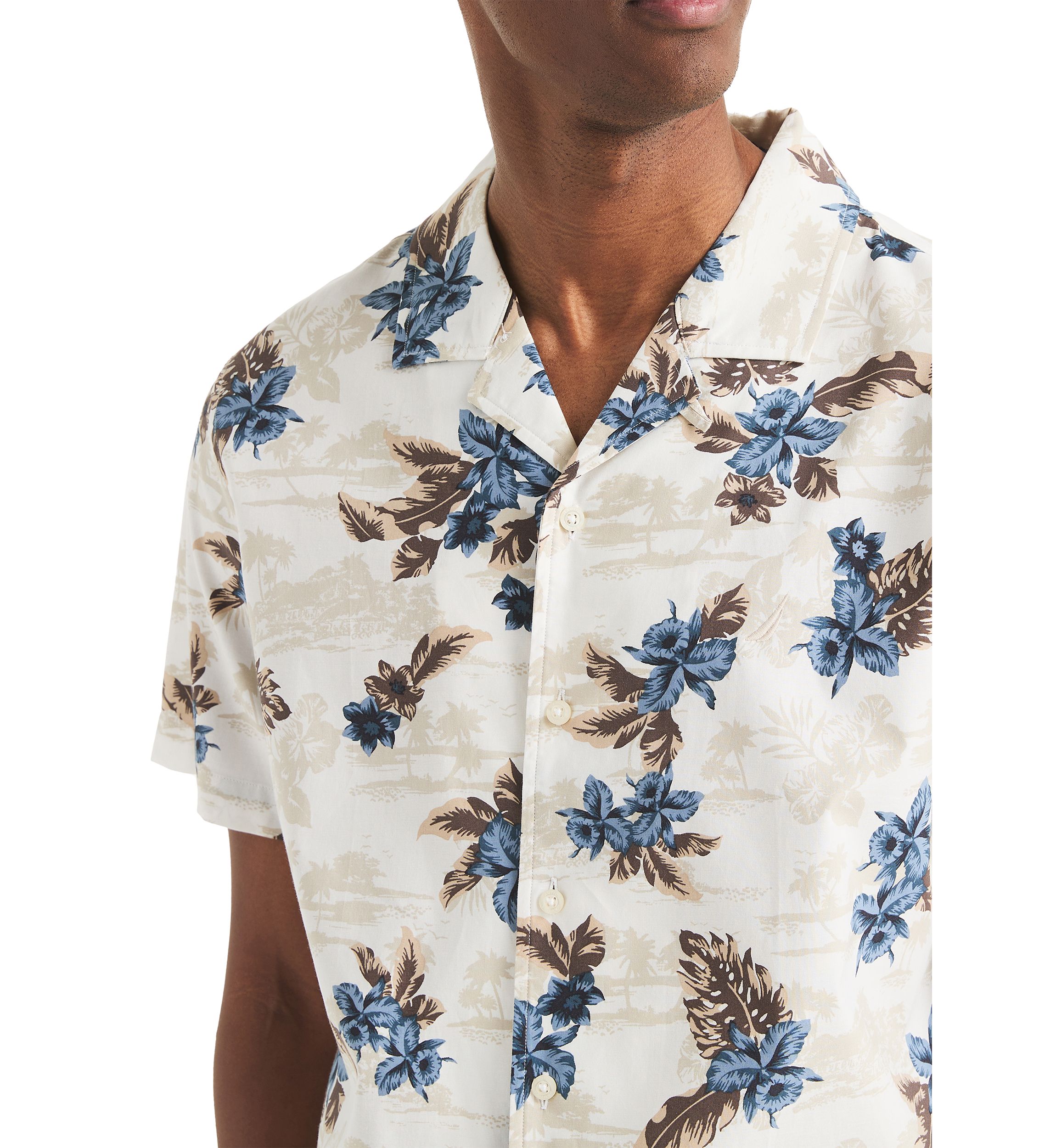 Big & Tall Printed Short-Sleeve Shirt