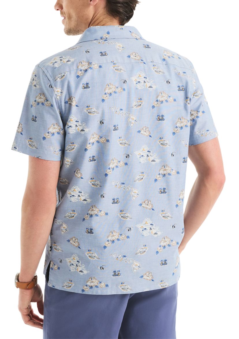 Big & Tall Printed Short-Sleeve Shirt