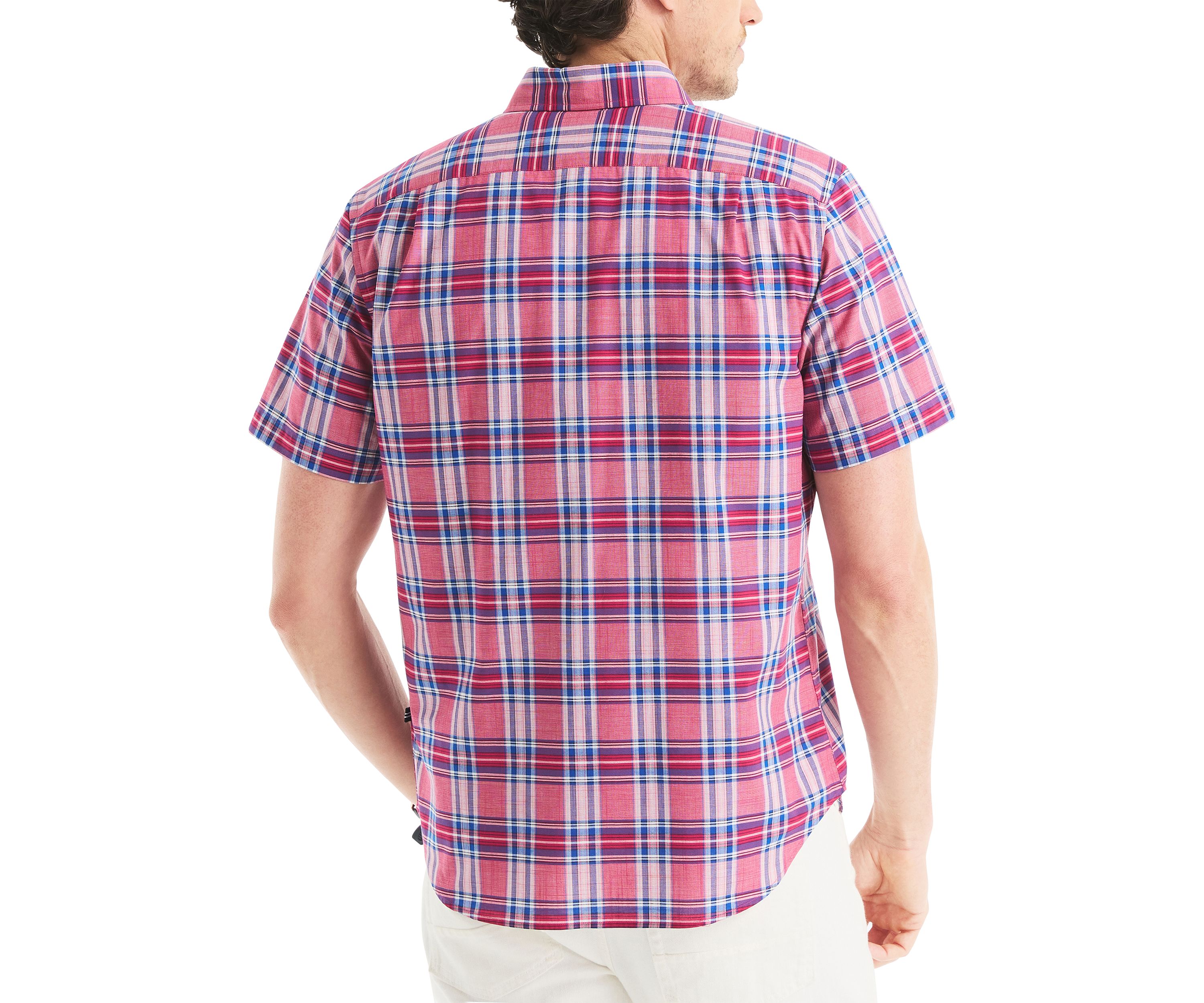 Big & Tall Plaid Short Sleeve Shirt