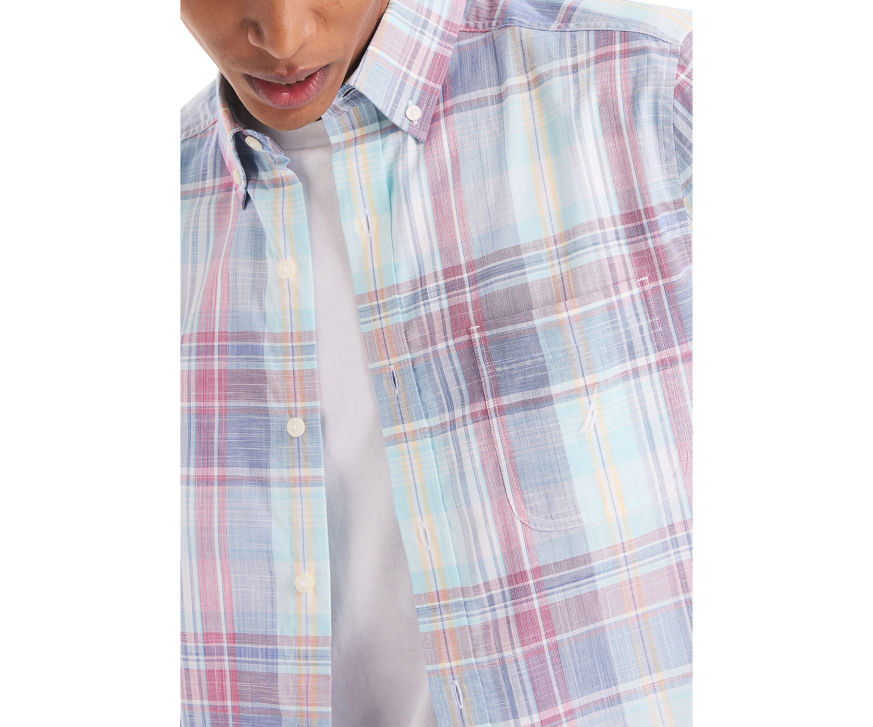 Big & Tall Plaid Short-Sleeve Shirt