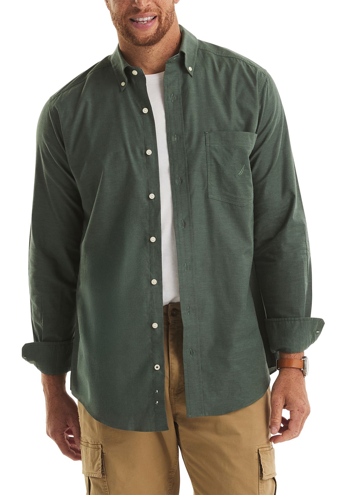 Big & Tall Long Sleeve Oxford Shirt 