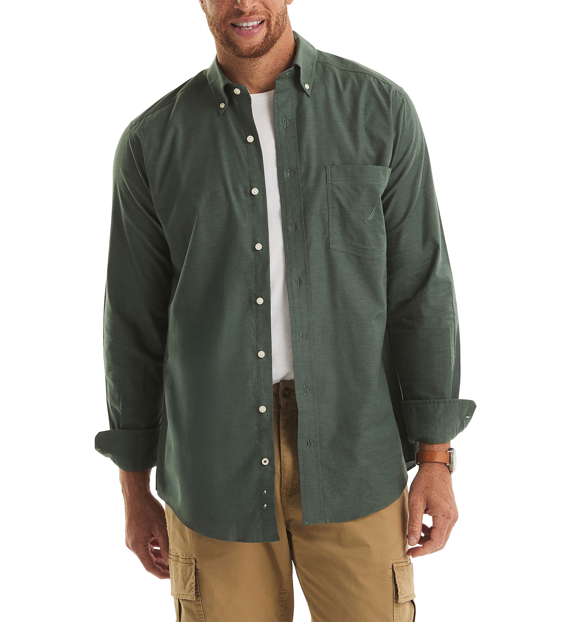 Big & Tall Long Sleeve Oxford Shirt 