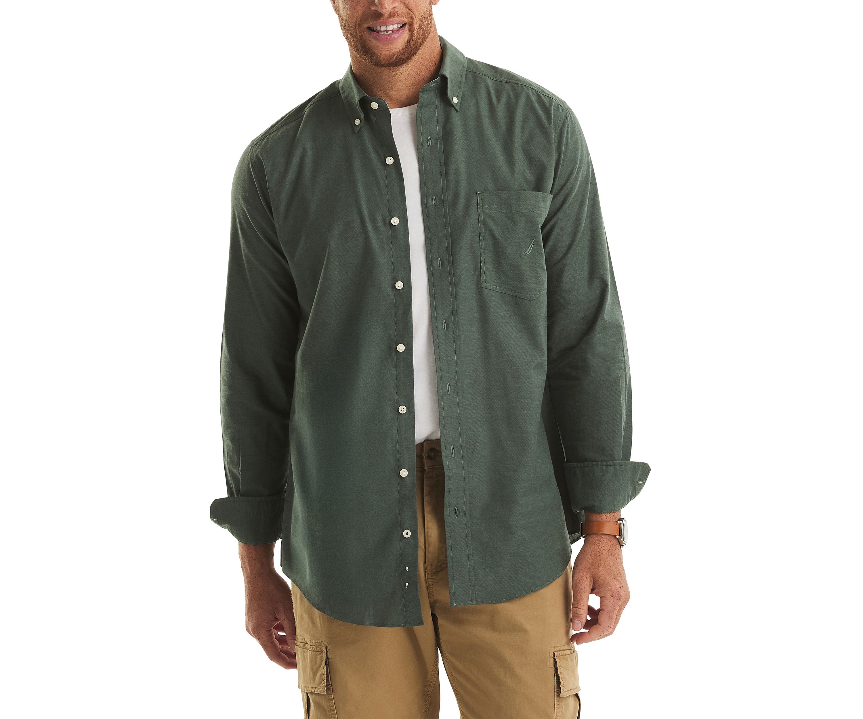 Big & Tall Long Sleeve Oxford Shirt 