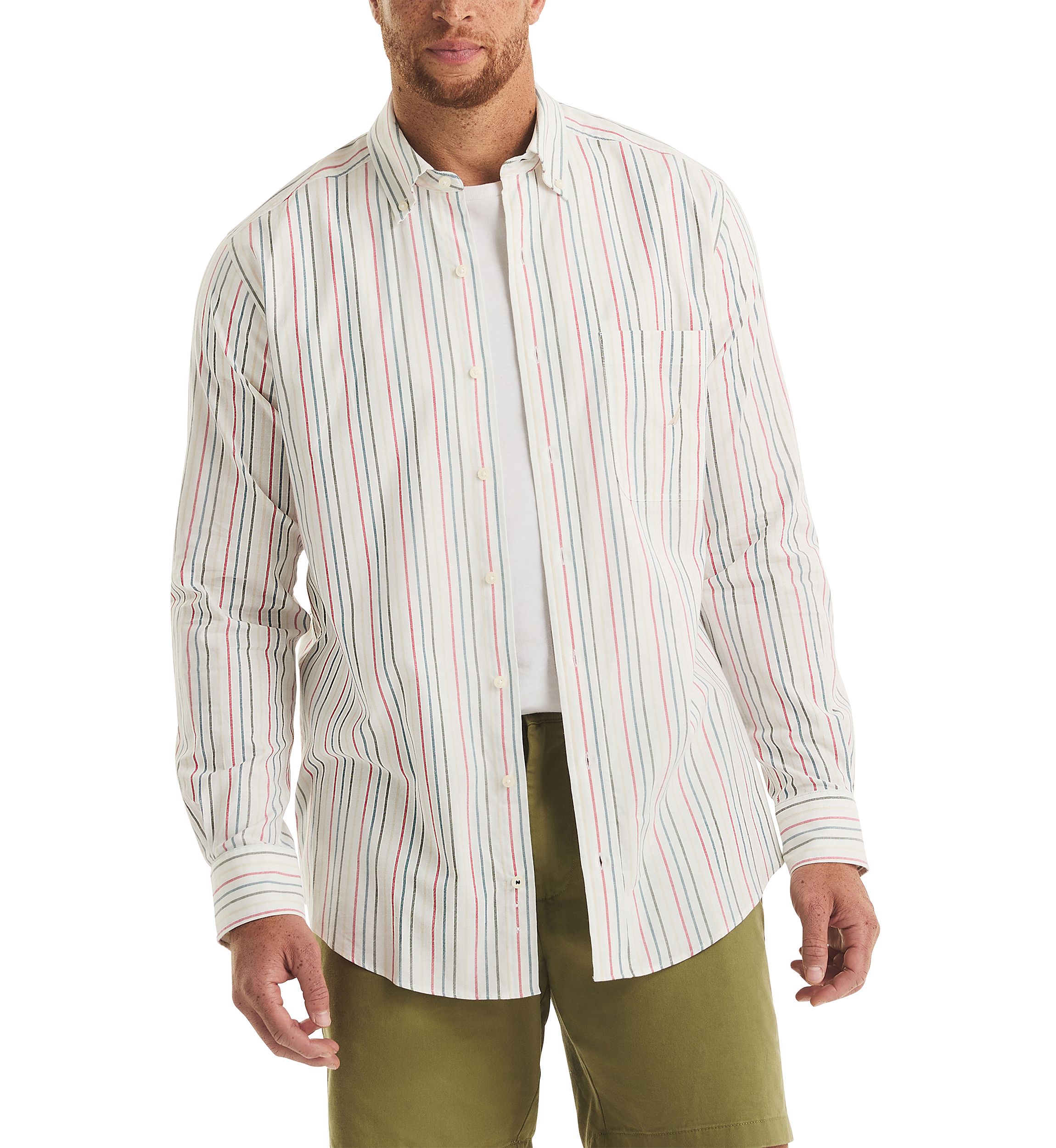 Big & Tall Oxford Stripe Shirt 