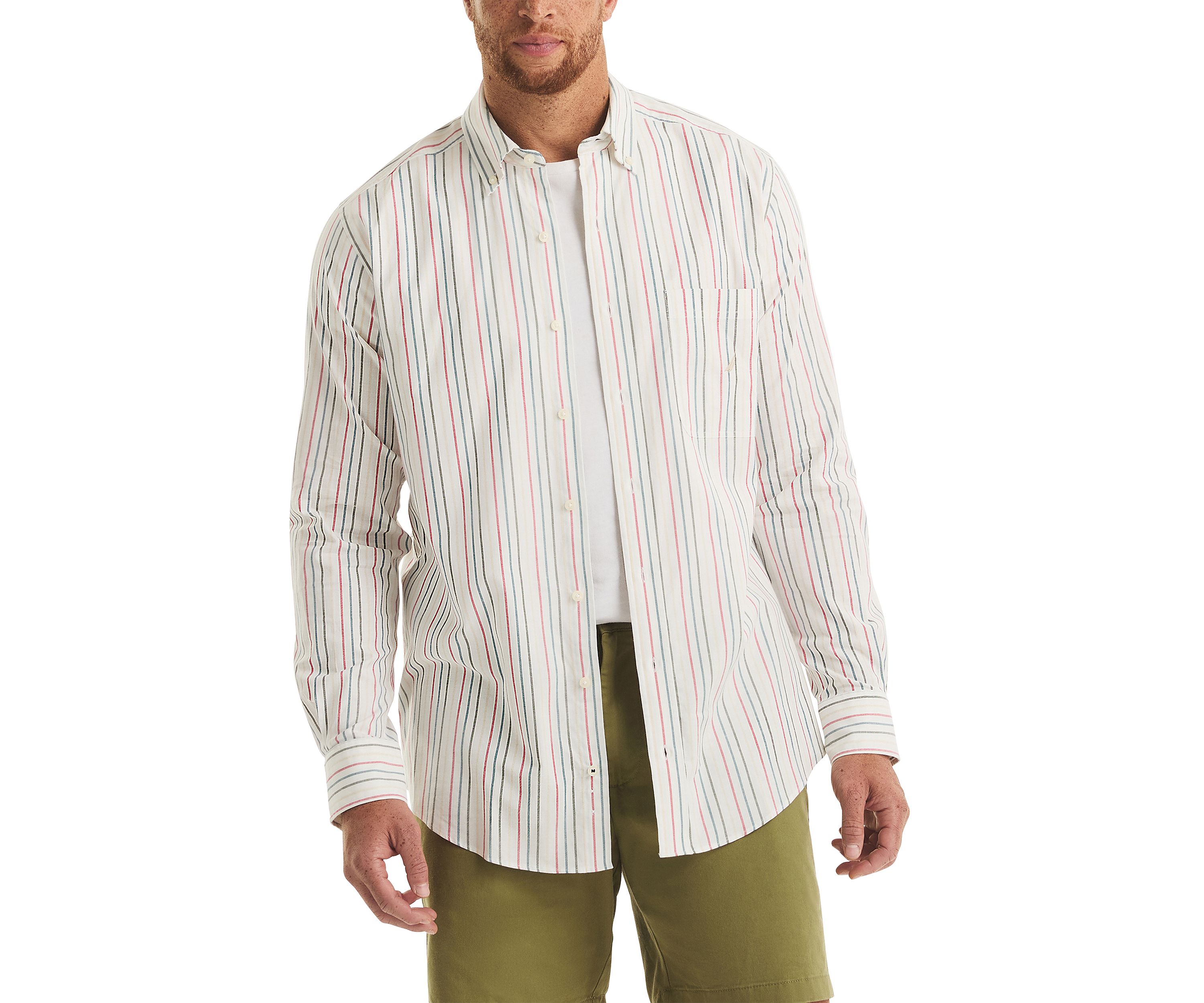 Big & Tall Oxford Stripe Shirt 