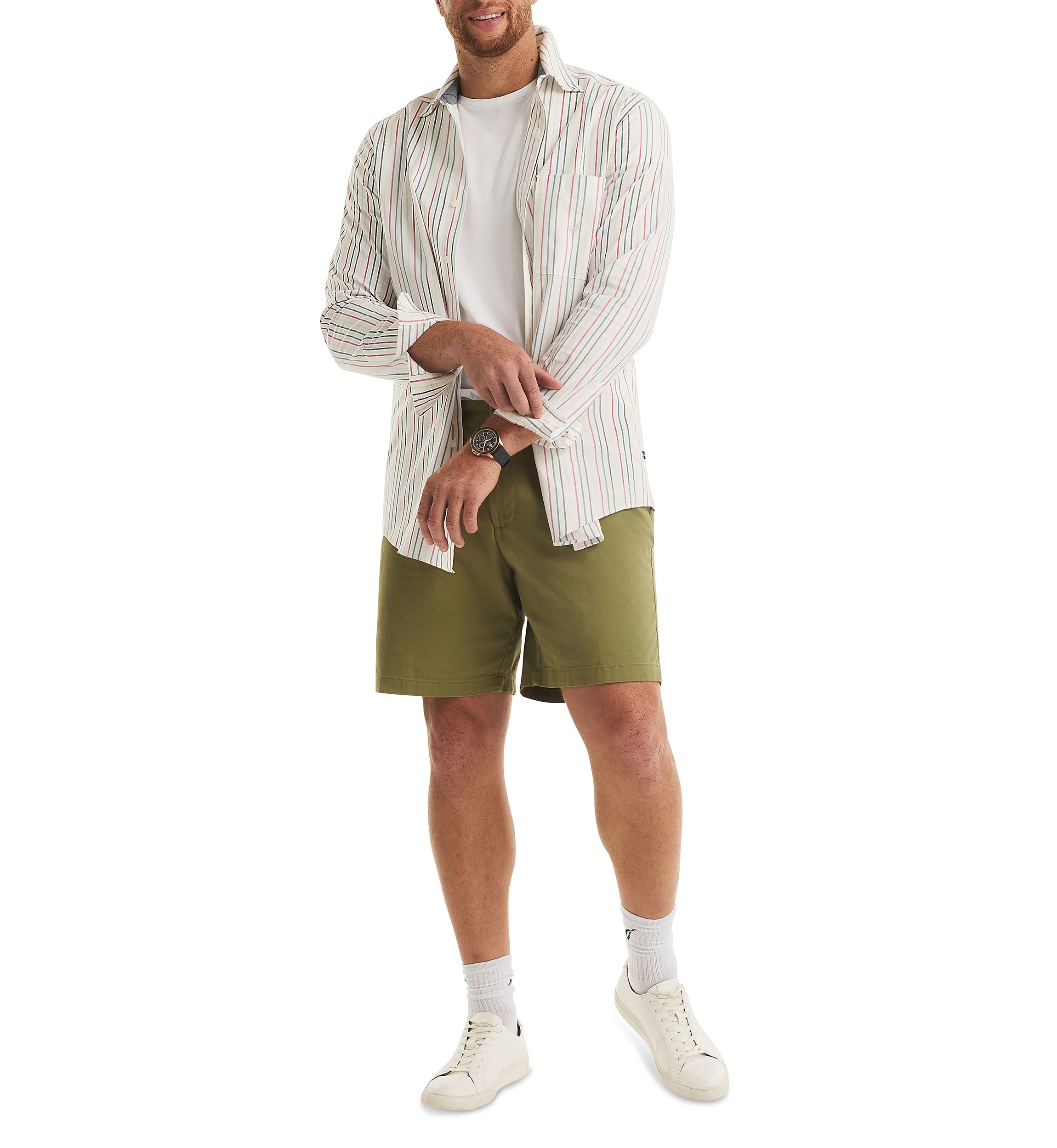 Big & Tall Oxford Stripe Shirt 