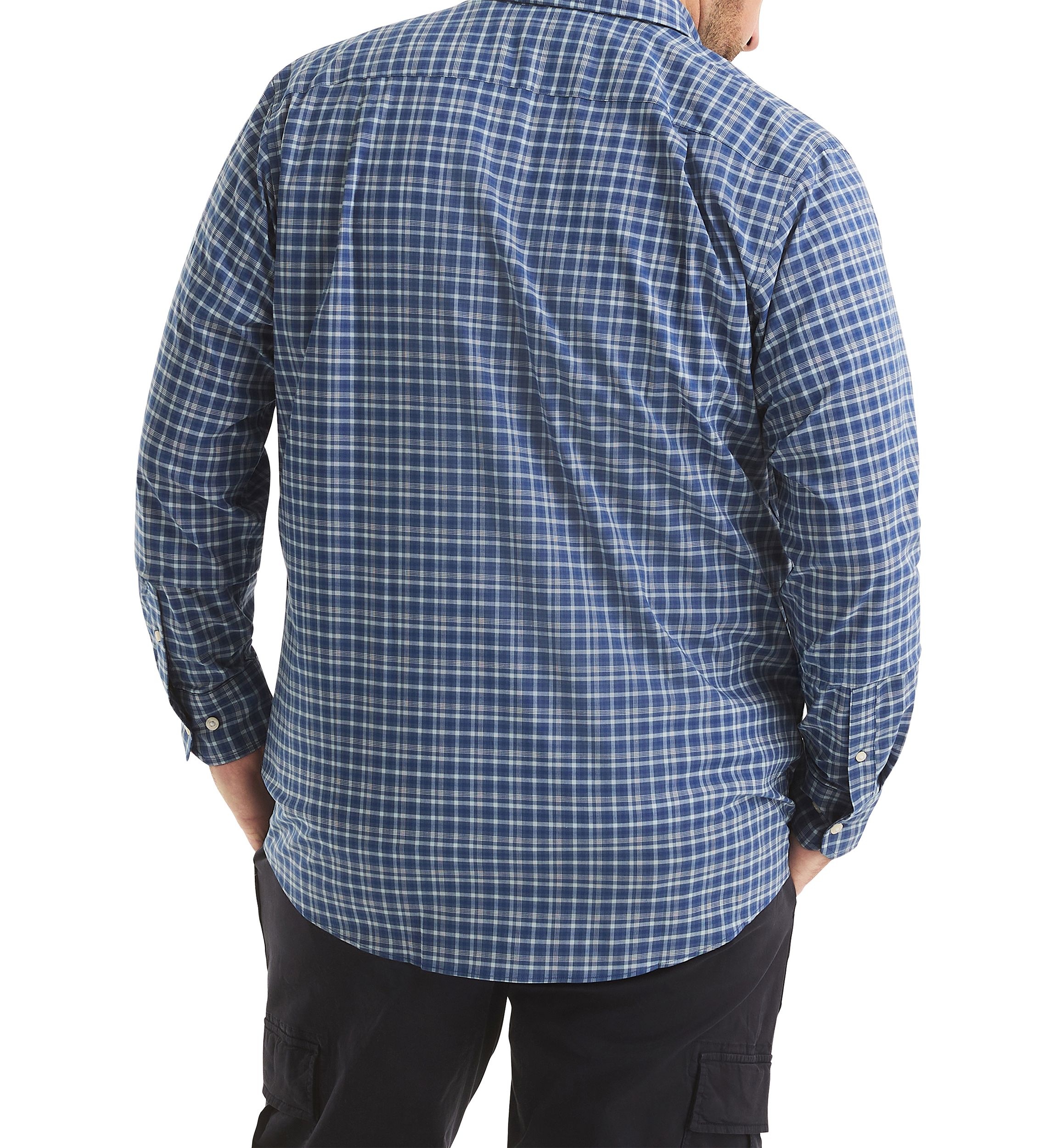 Big & Tall Long Sleeve Plaid Shirt 