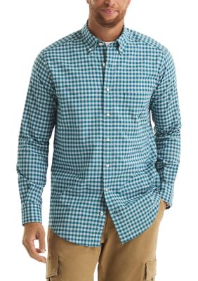 Nautica Men's Big & Tall Long Sleeve Plaid Shirt
