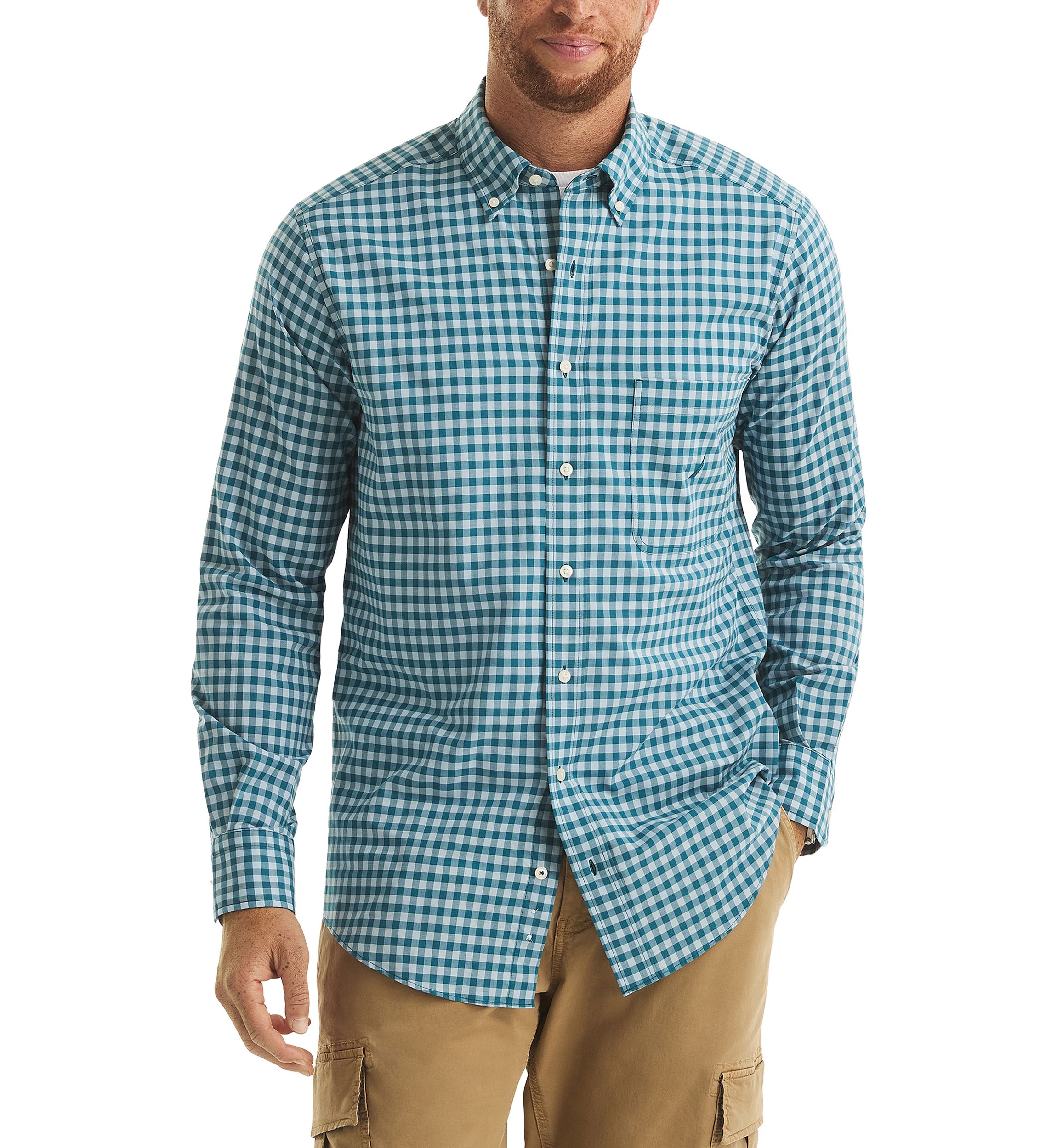 Big & Tall Long Sleeve Plaid Shirt 
