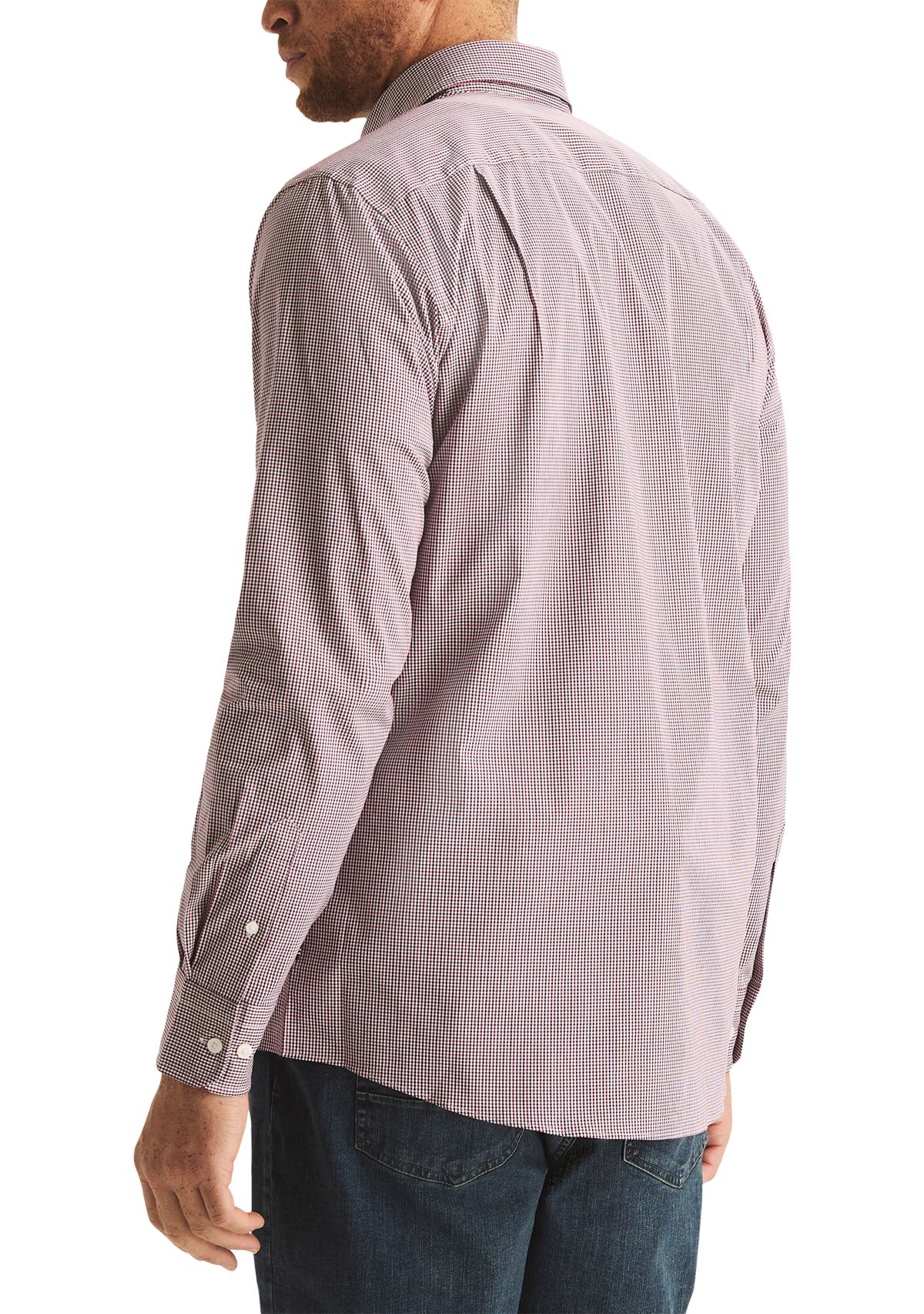 Big & Tall Long Sleeve Plaid Shirt