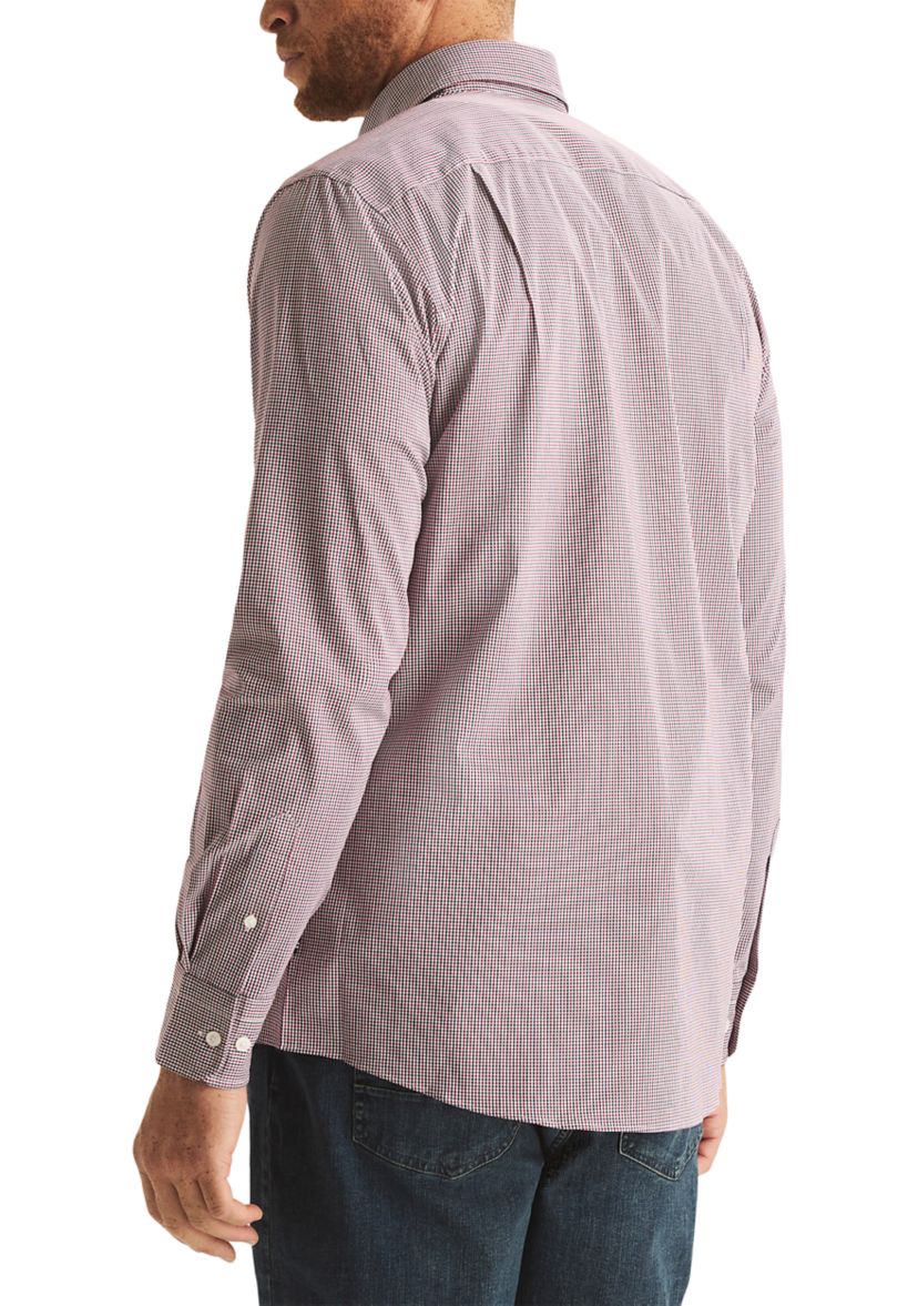 Big & Tall Long Sleeve Plaid Shirt