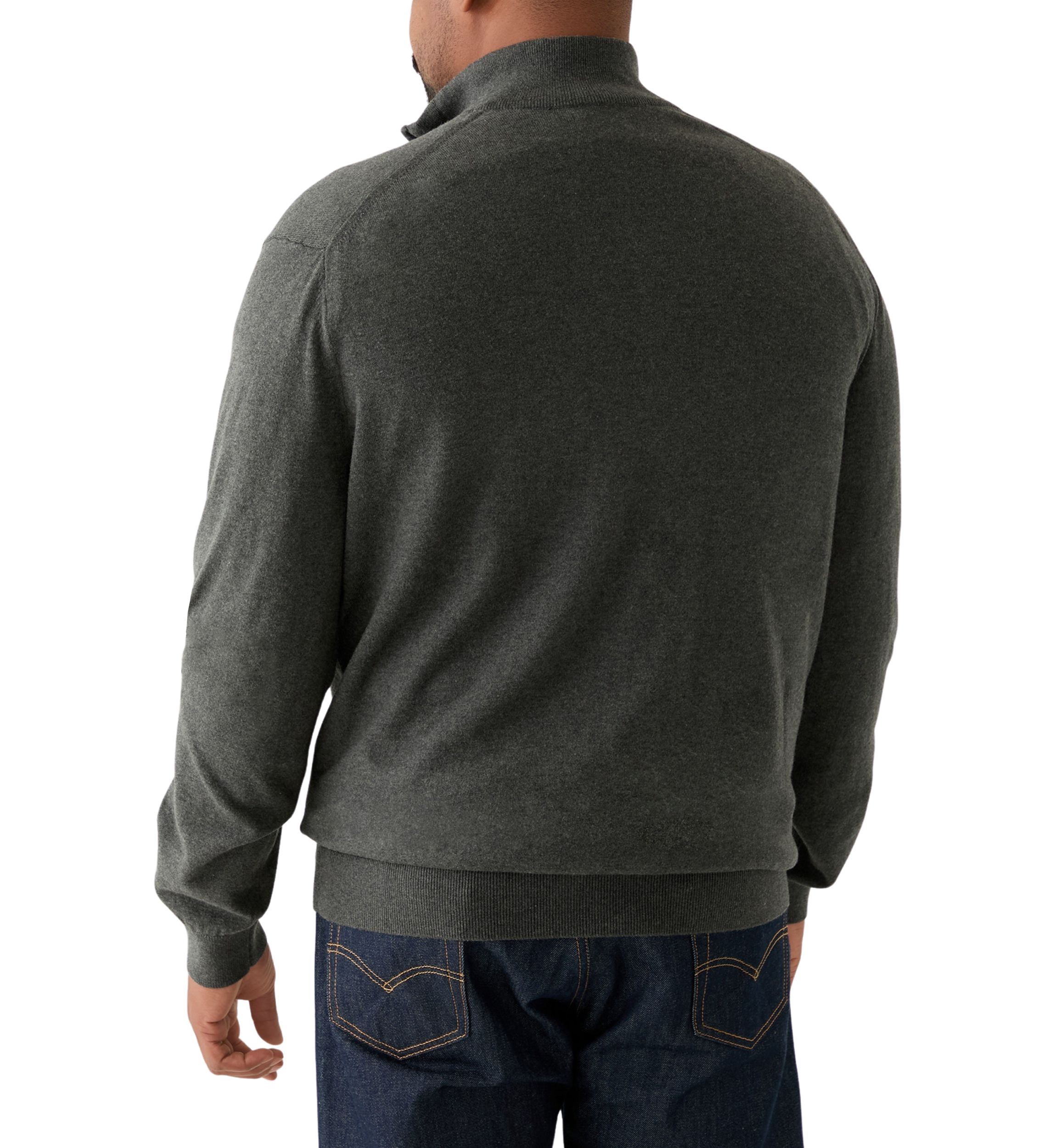 Big & Tall Navtech Quarter Zip Sweater