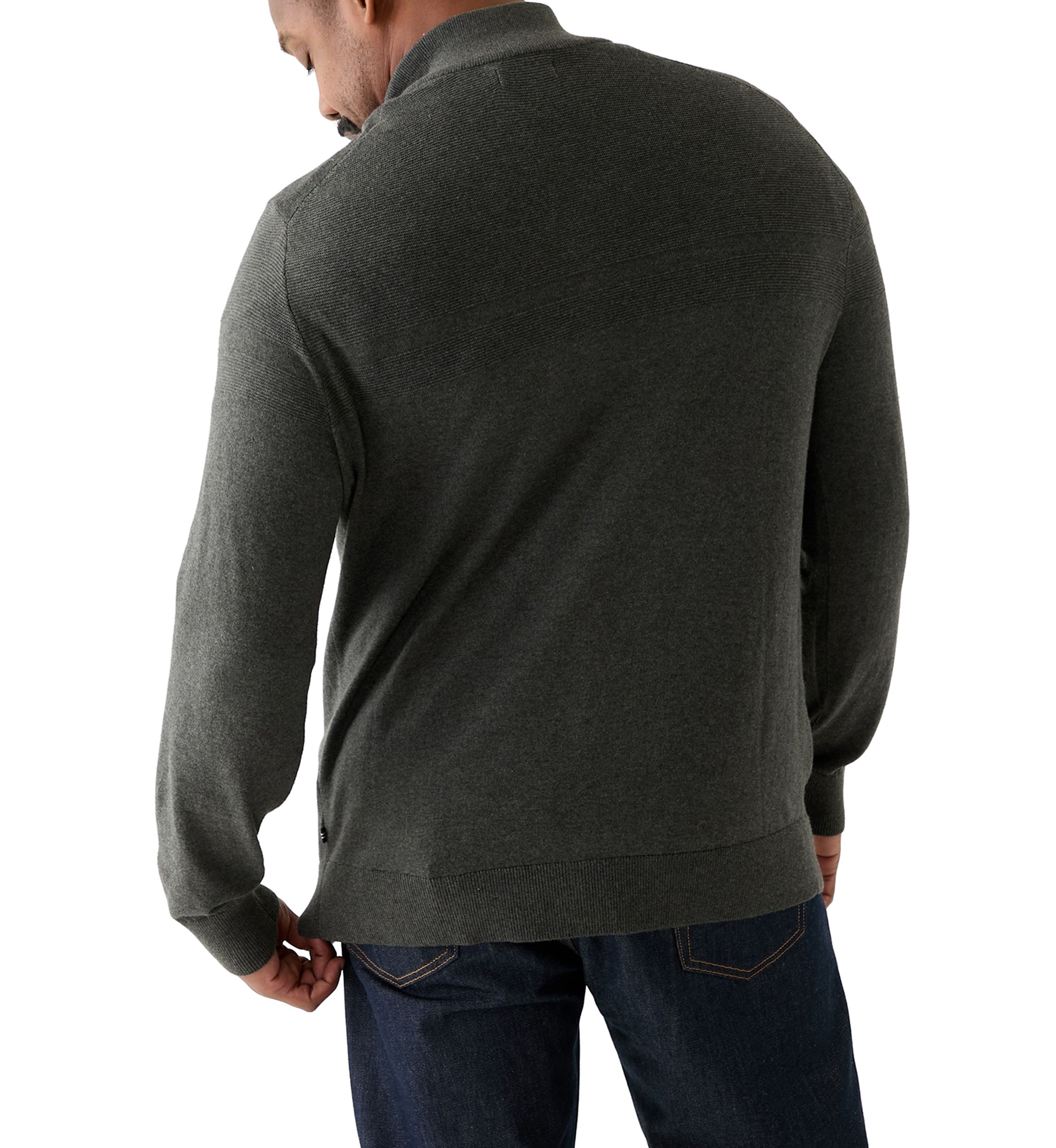 Big & Tall Navtech Mock-Neck Full-Zip Sweater