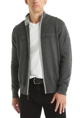 Nautica Men's Big & Tall Performance Mock Neck Full Zip Jacket, 3XL Tall