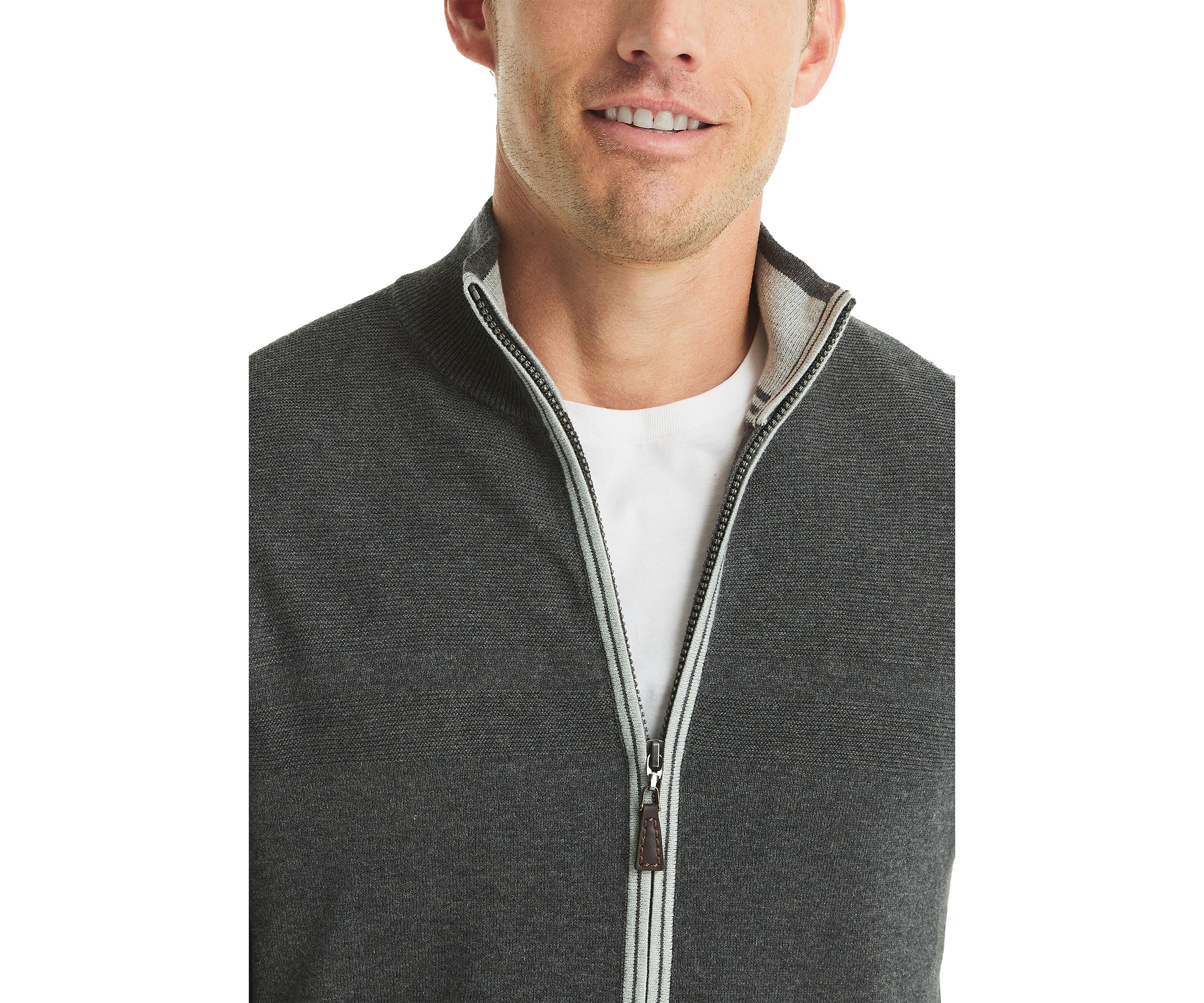 Big & Tall Performance Mock Neck Full Zip Jacket 