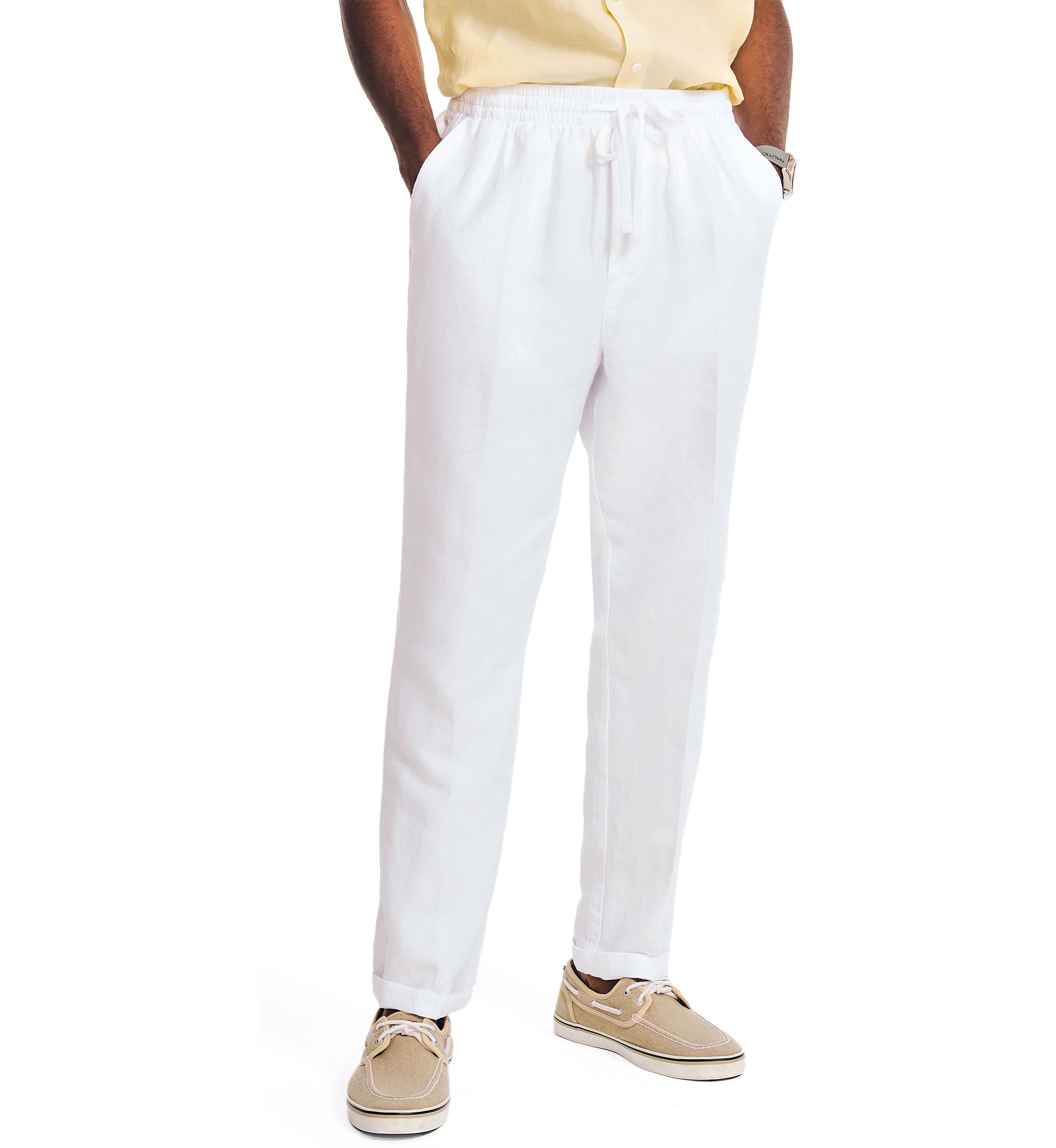 Linen Drawstring Pants