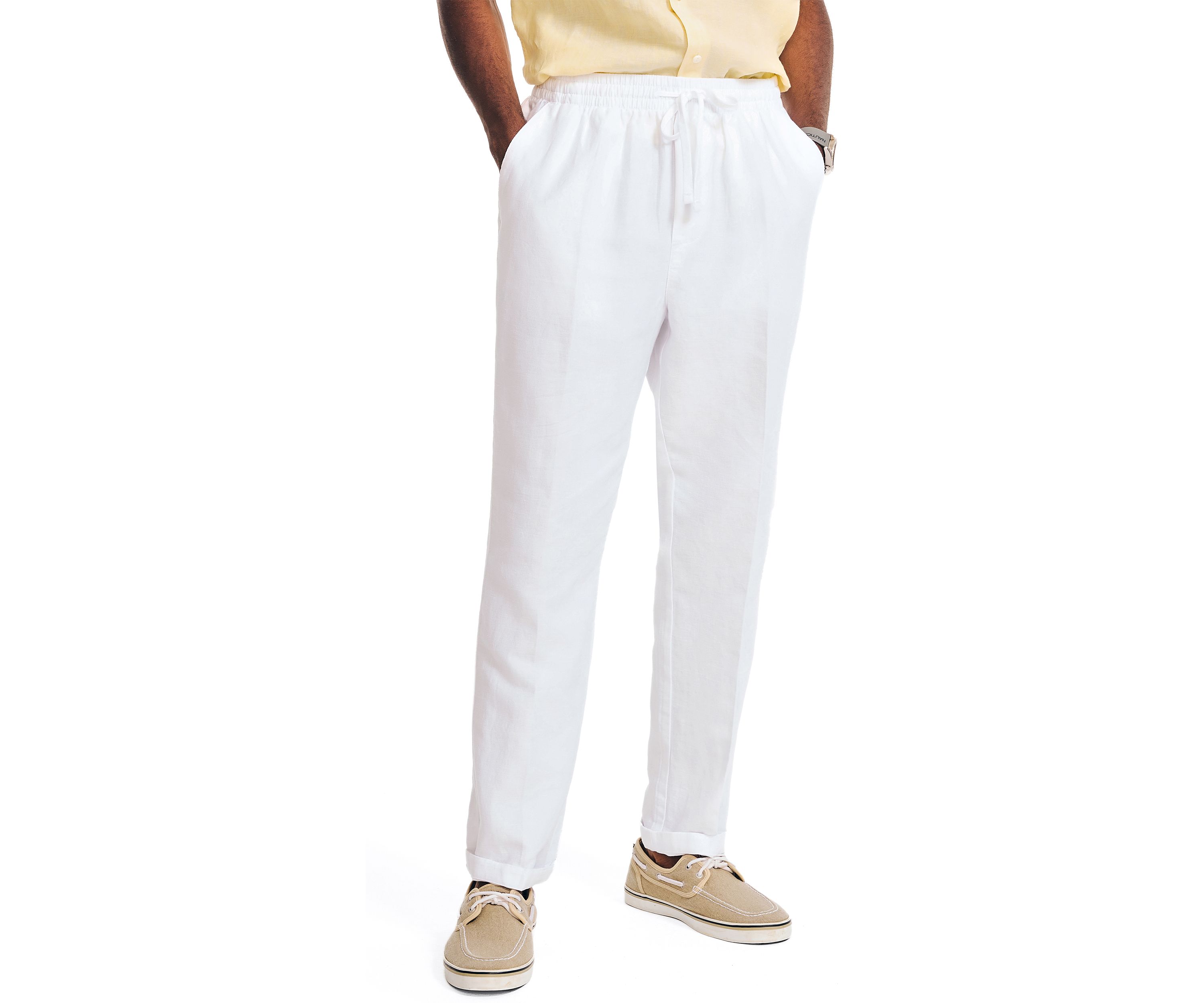 Linen Drawstring Pants