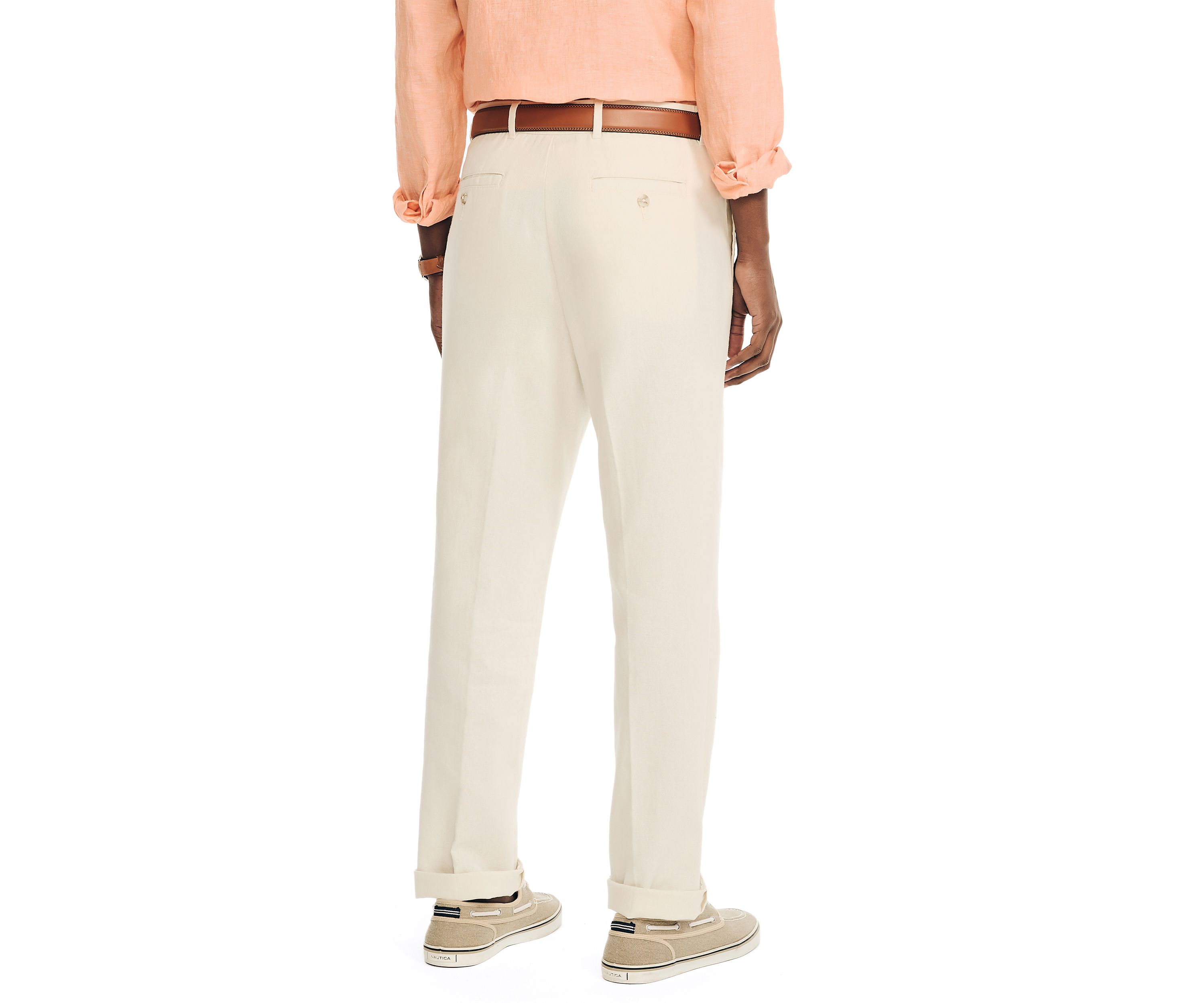 Linen Pleated Trousers