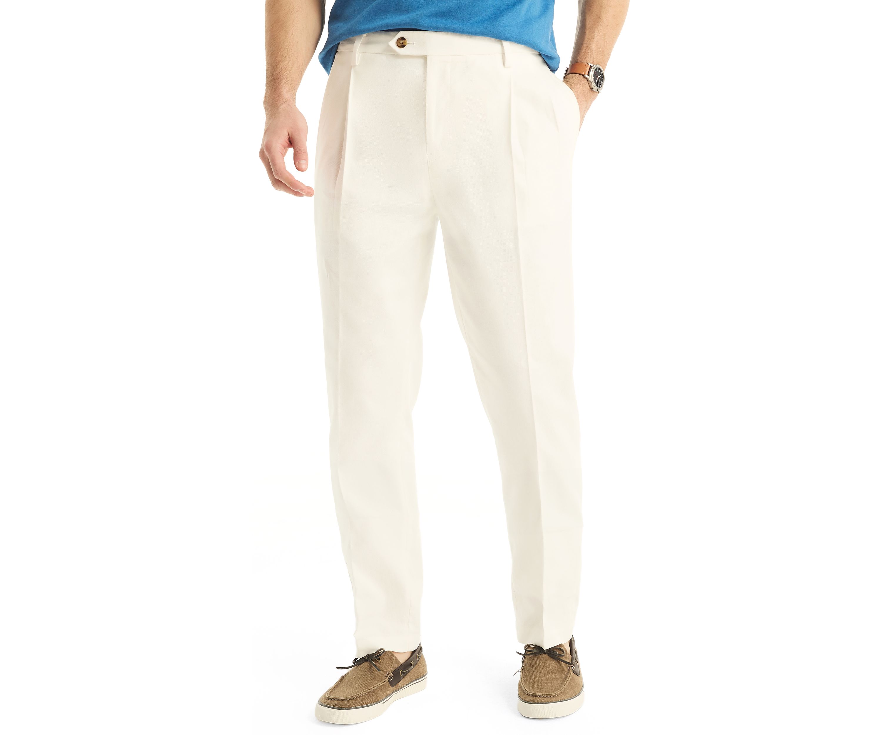 Miami Vice x Nautica Double Pleated Linen Pants