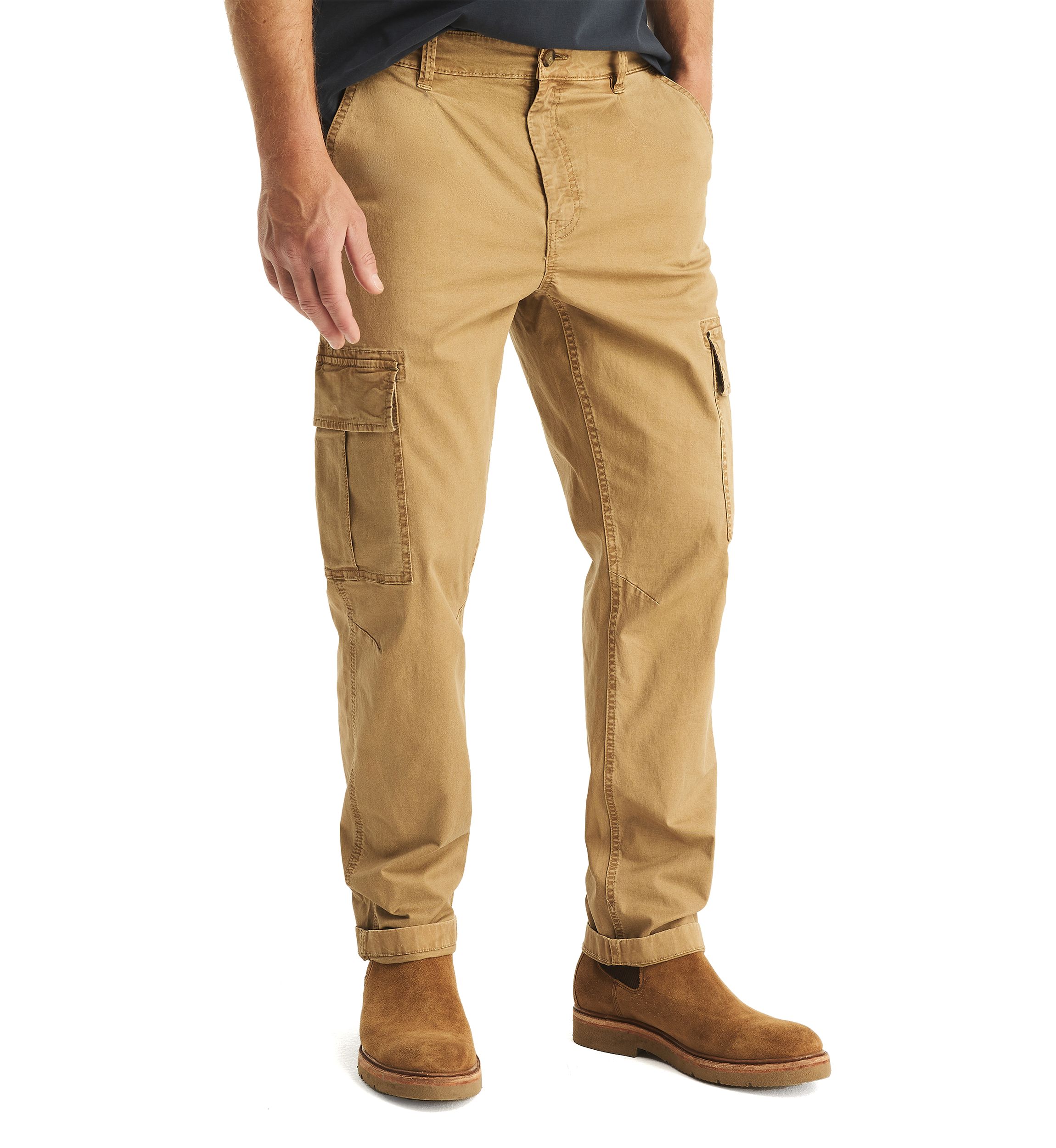 Pleated Cargo Pants