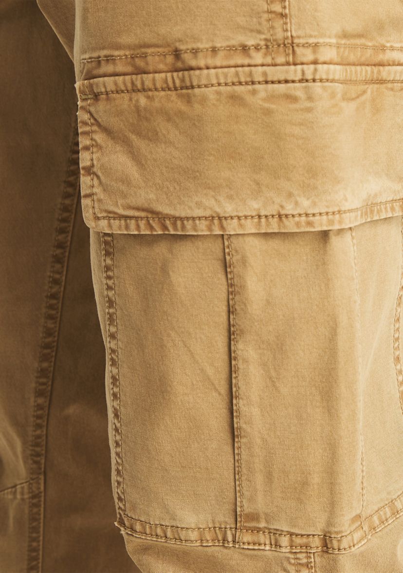 Pleated Cargo Pants