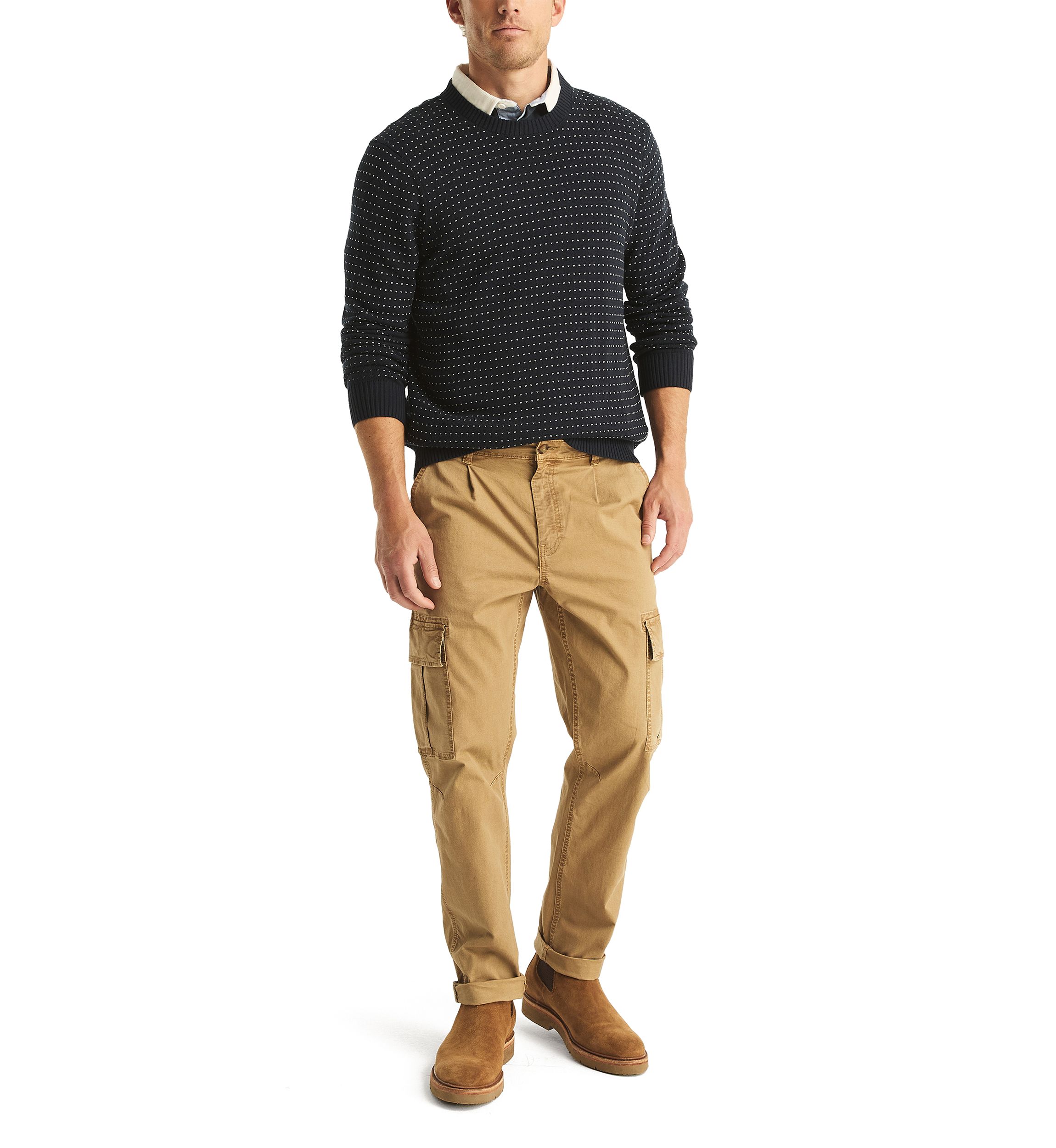 Pleated Cargo Pants