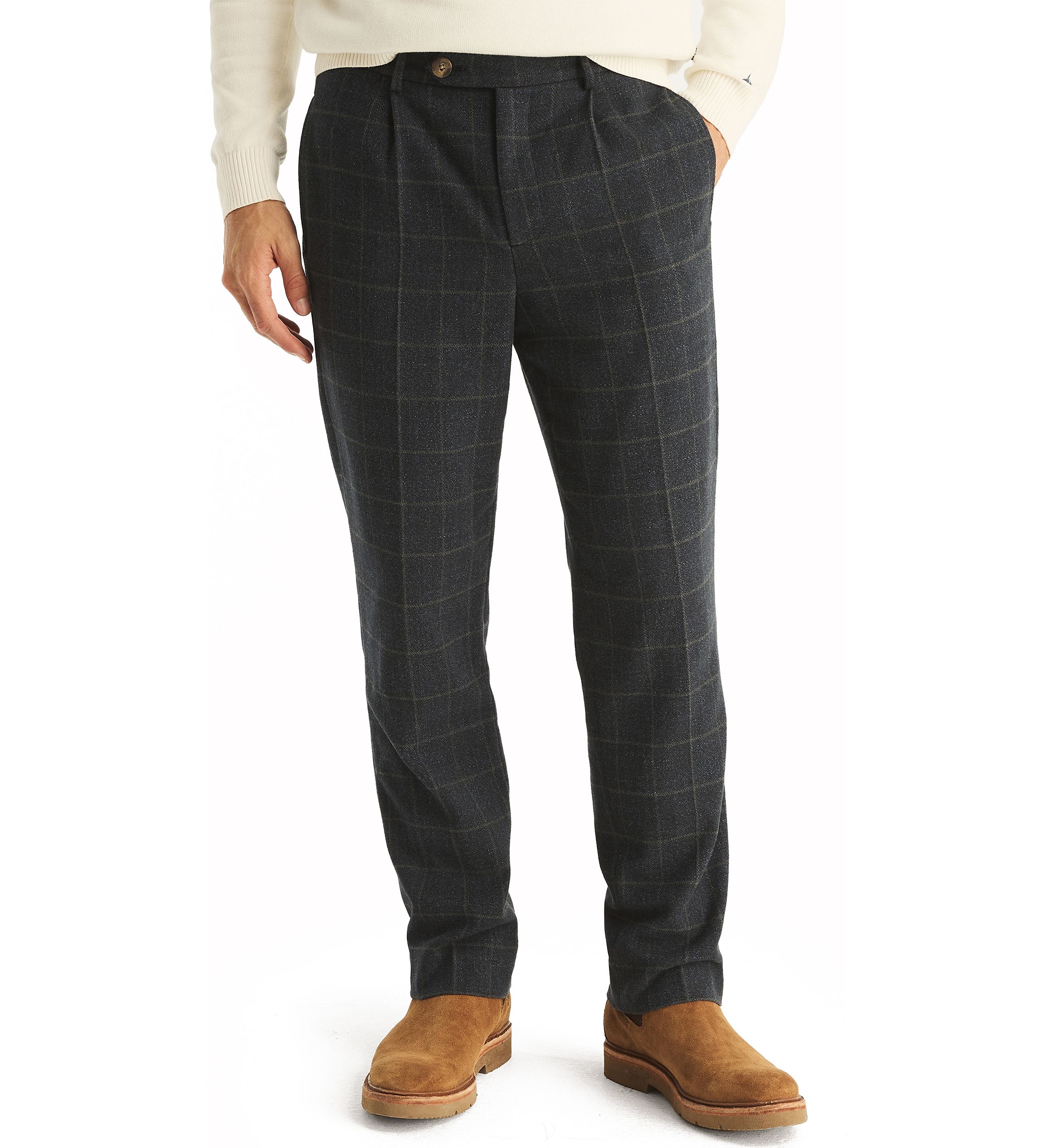 Pleated Trouser Pants