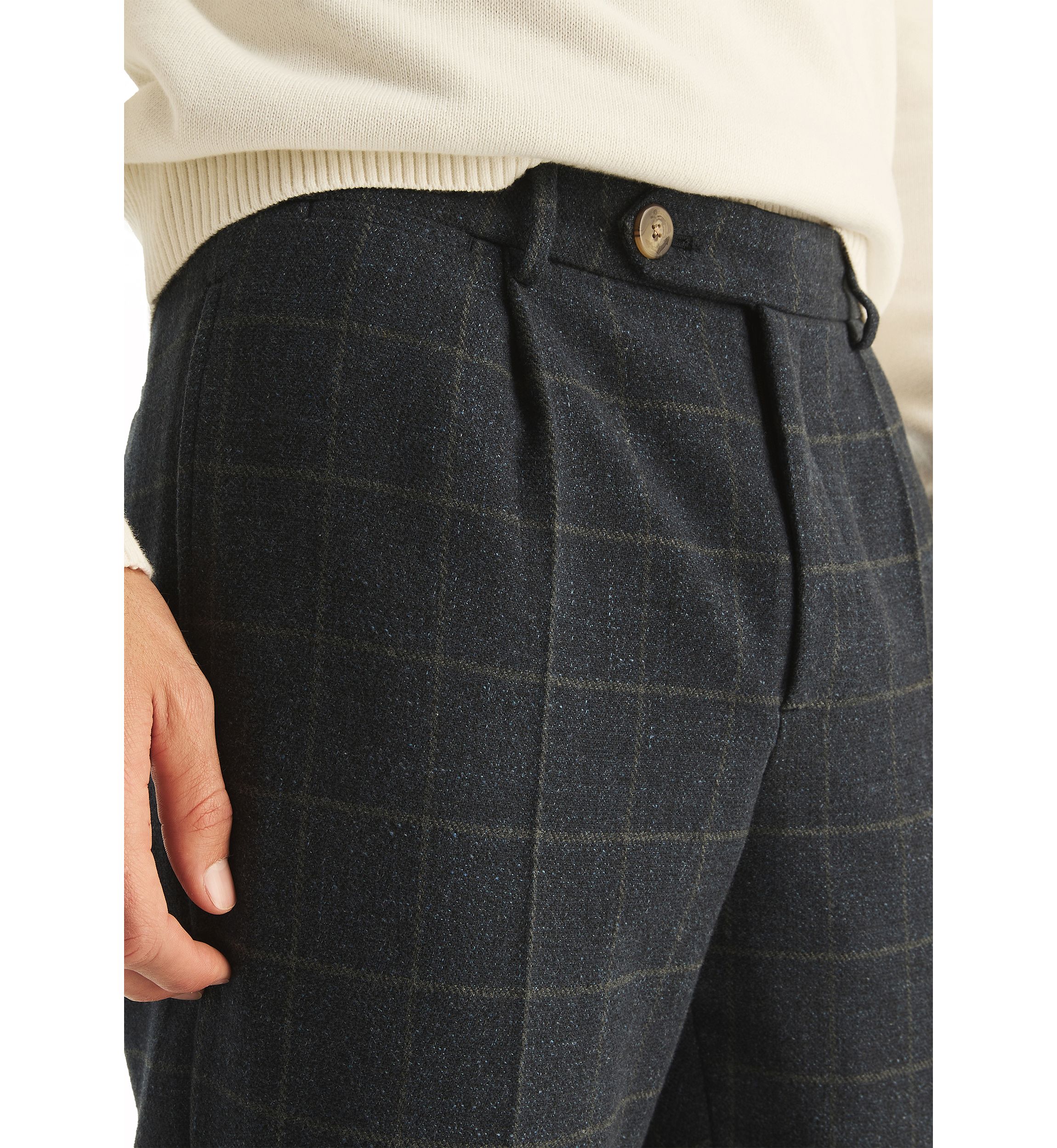 Pleated Trouser Pants