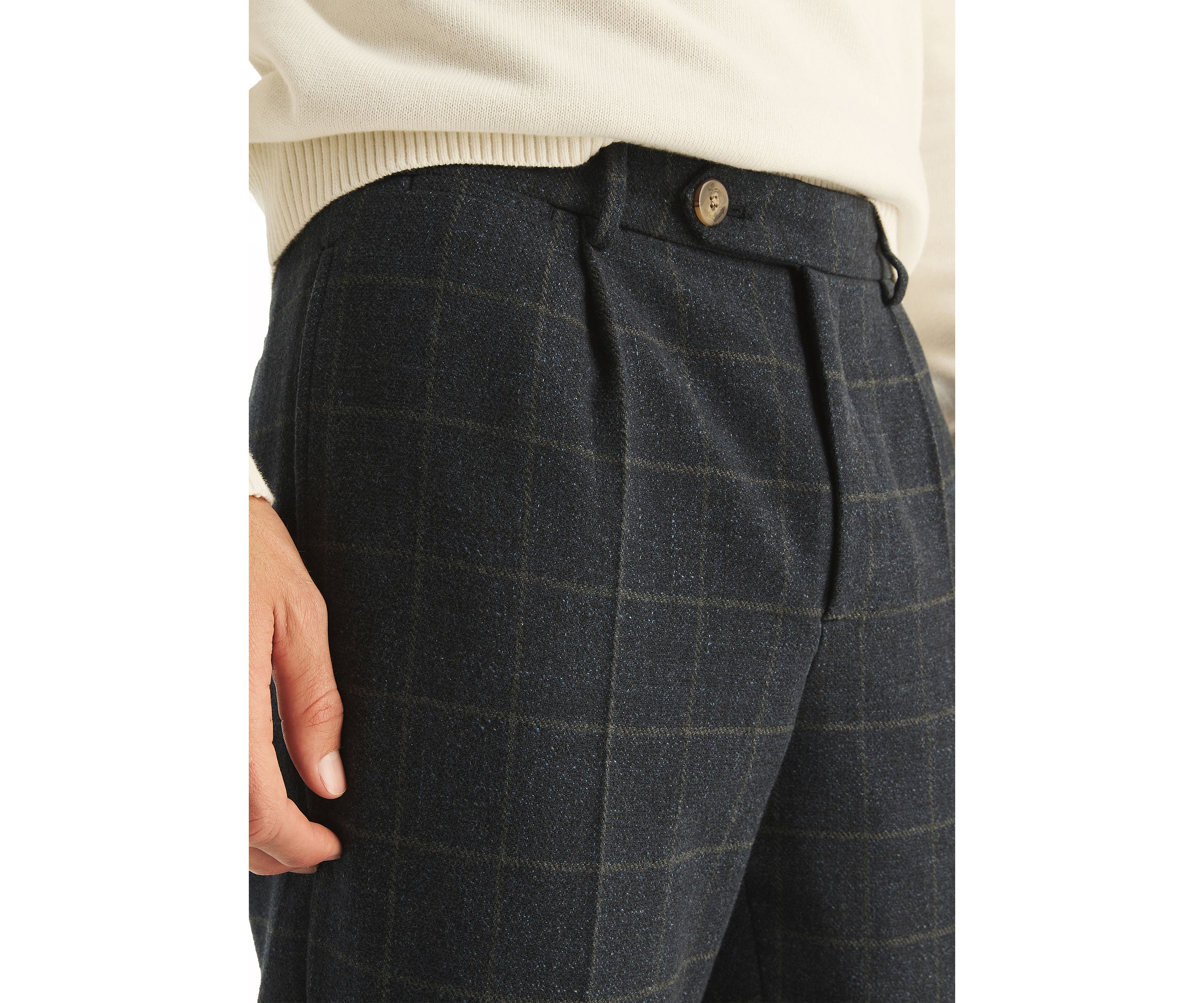 Pleated Trouser Pants