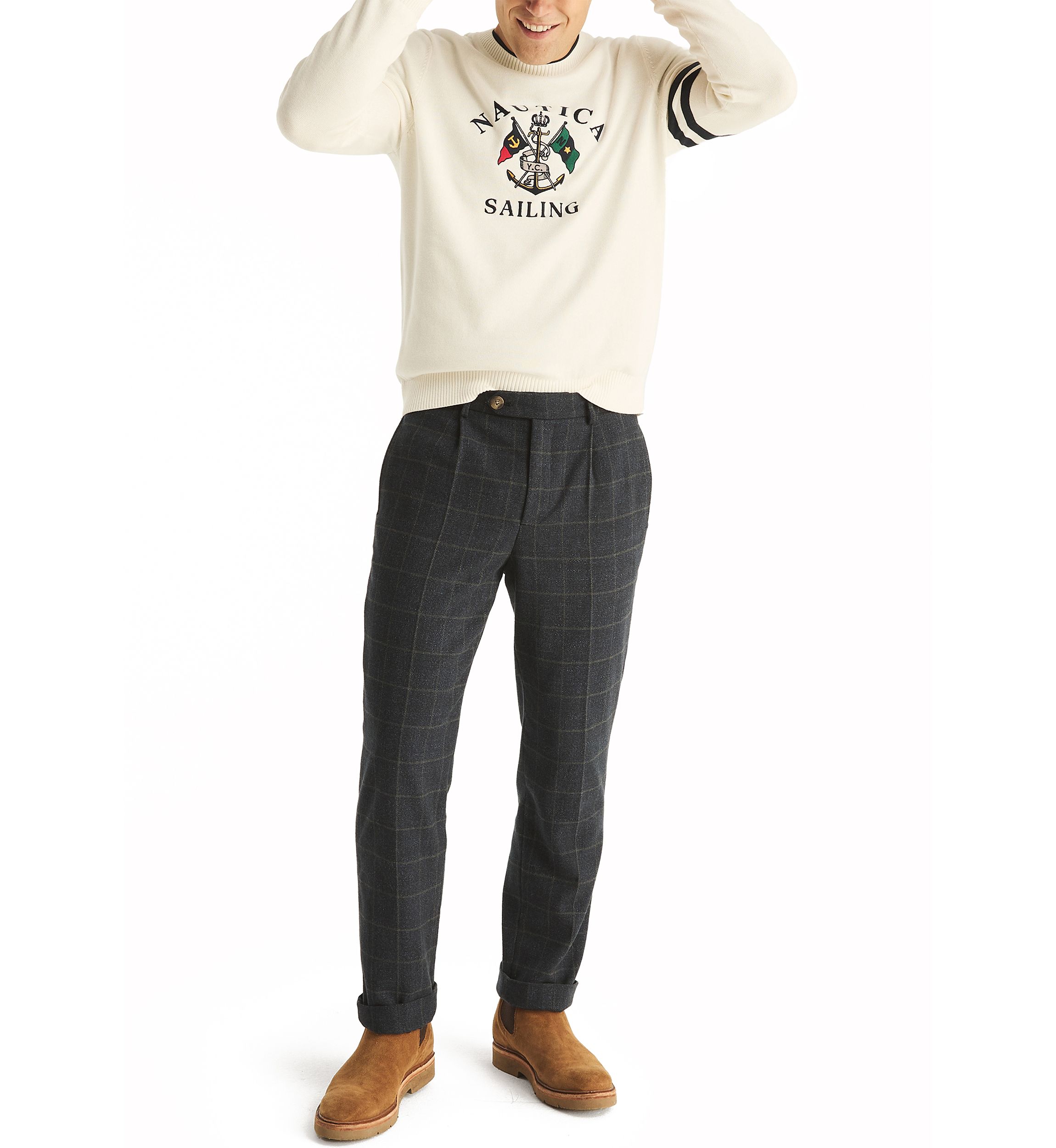 Pleated Trouser Pants
