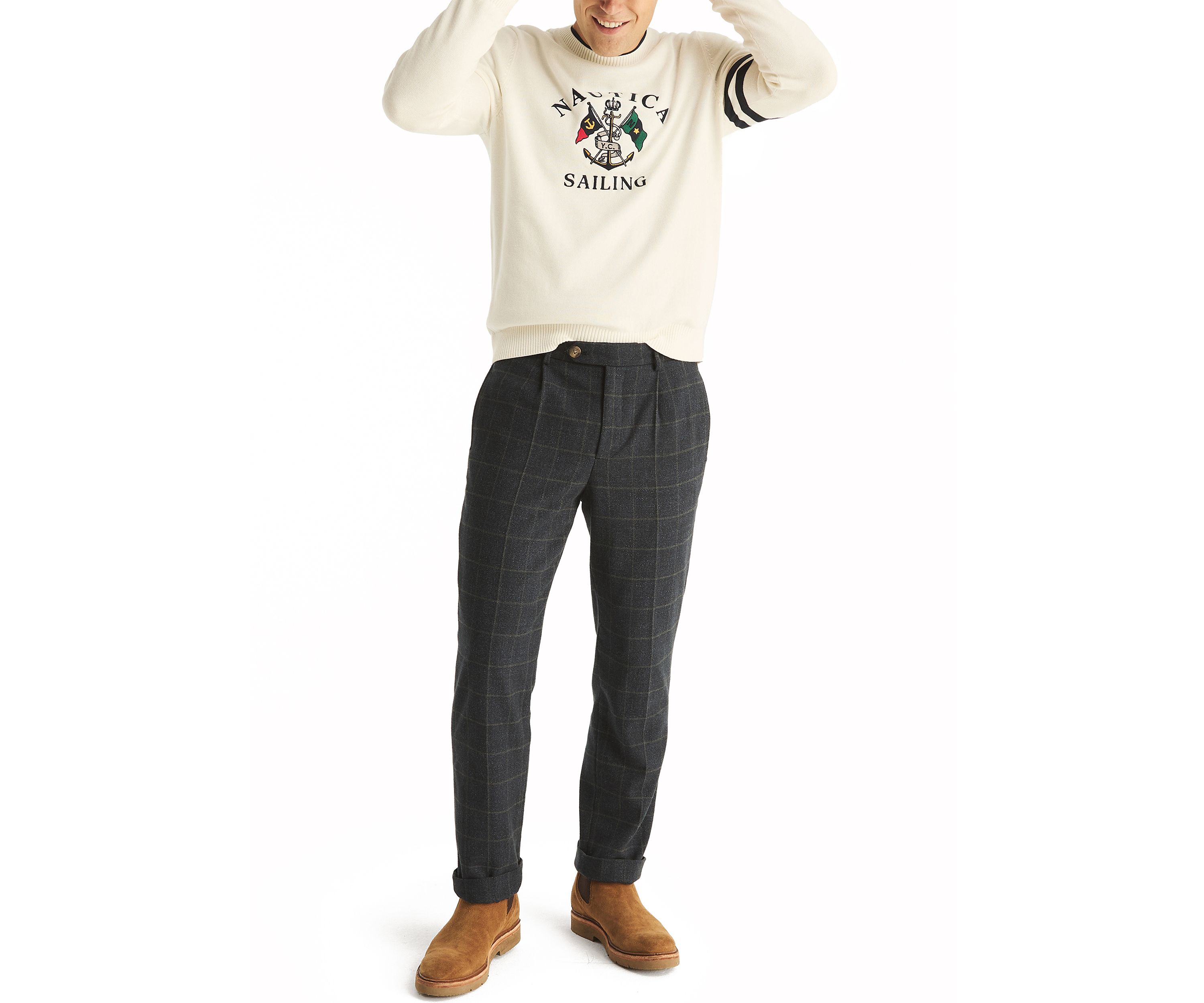 Pleated Trouser Pants