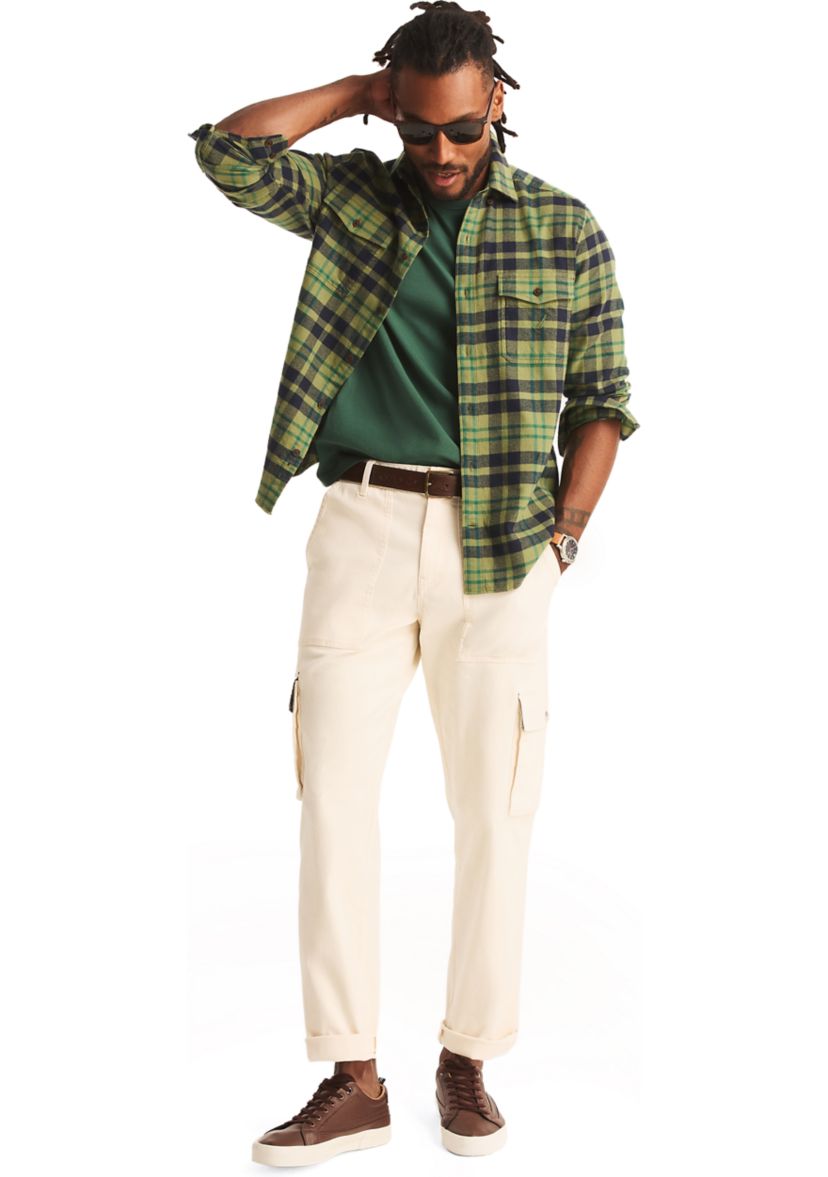 Mens Twill Cargo Pants