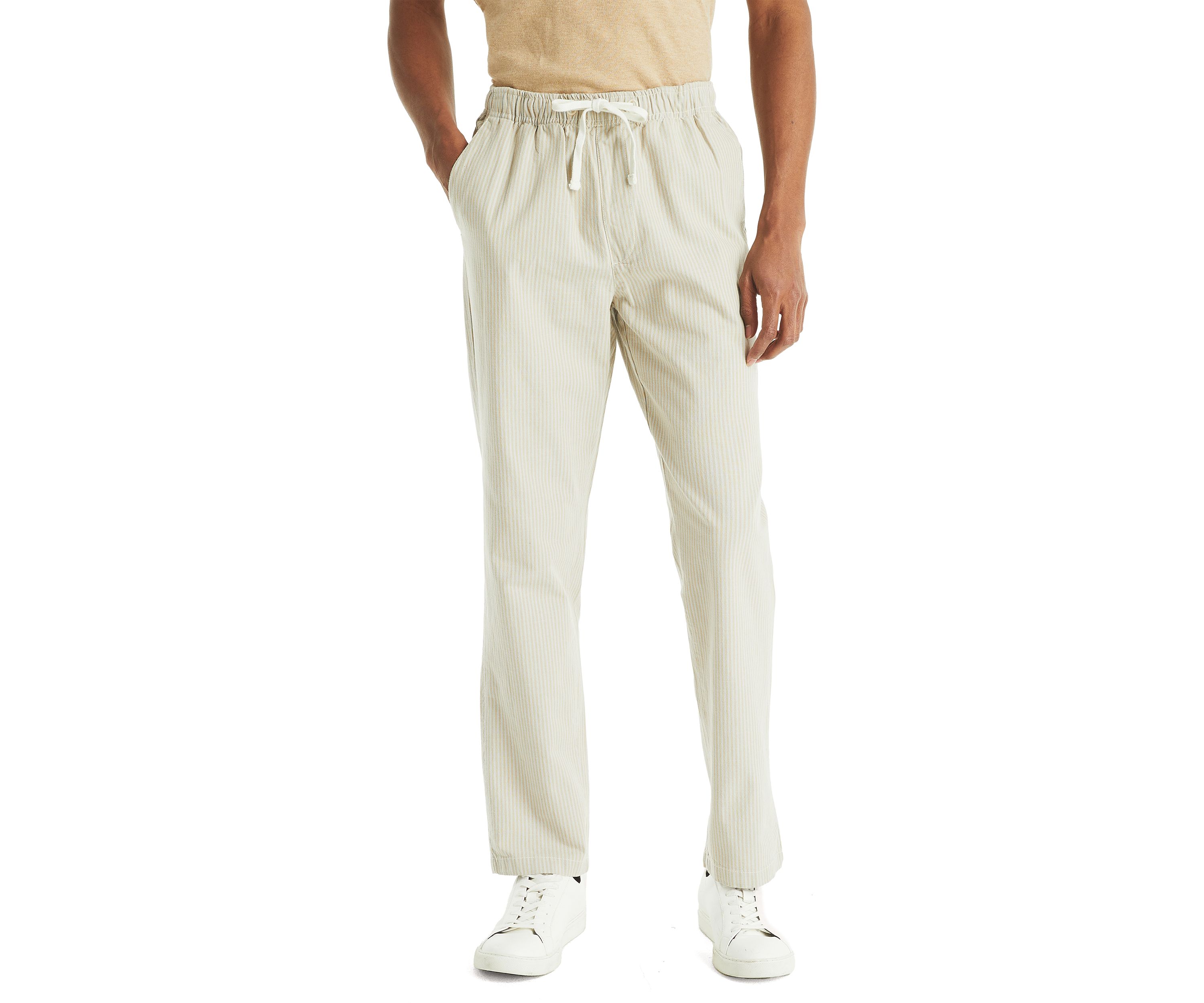 Striped Drawstring Pants