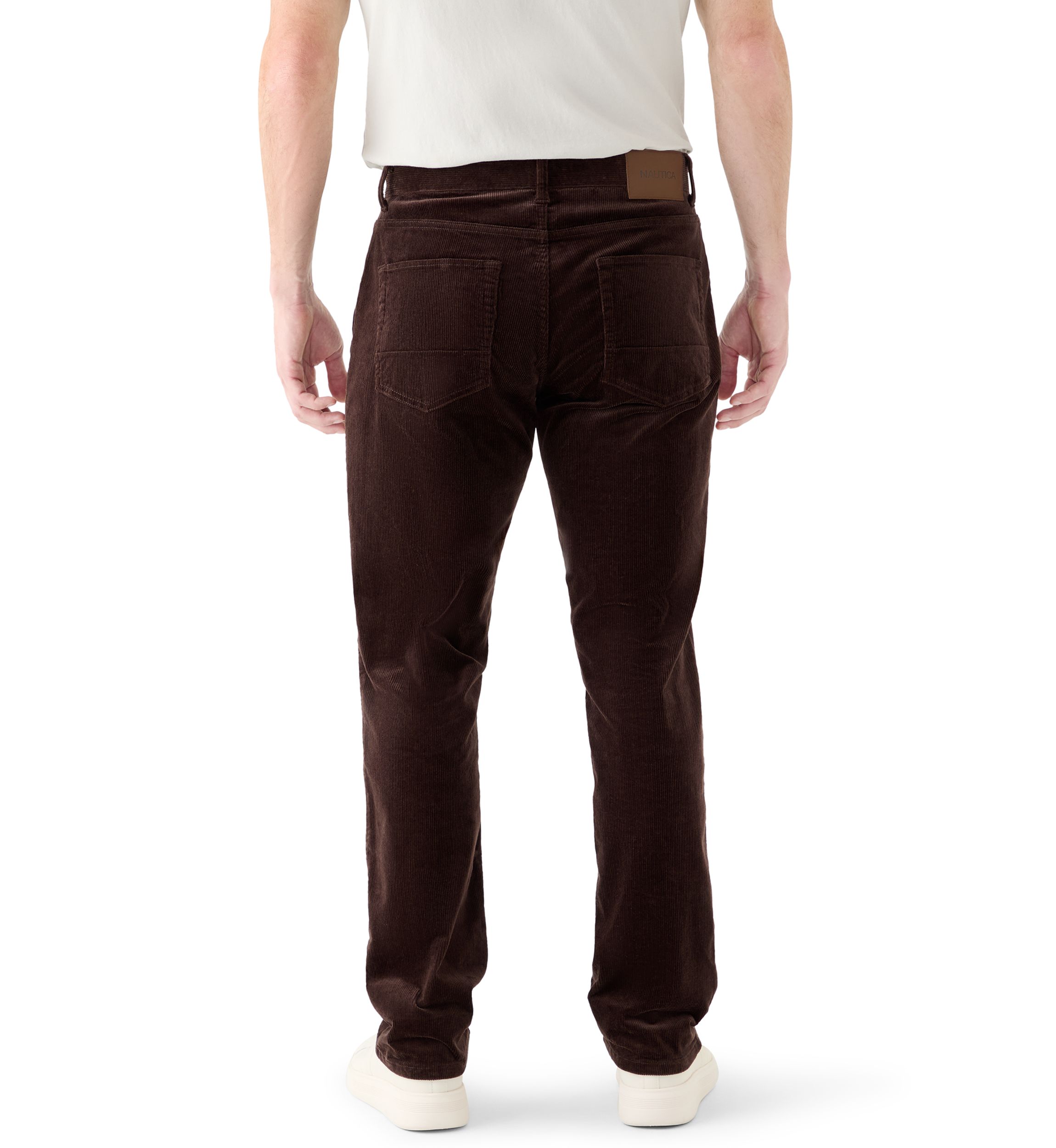 Mens Straight Fit Stretch Corduroy Pants